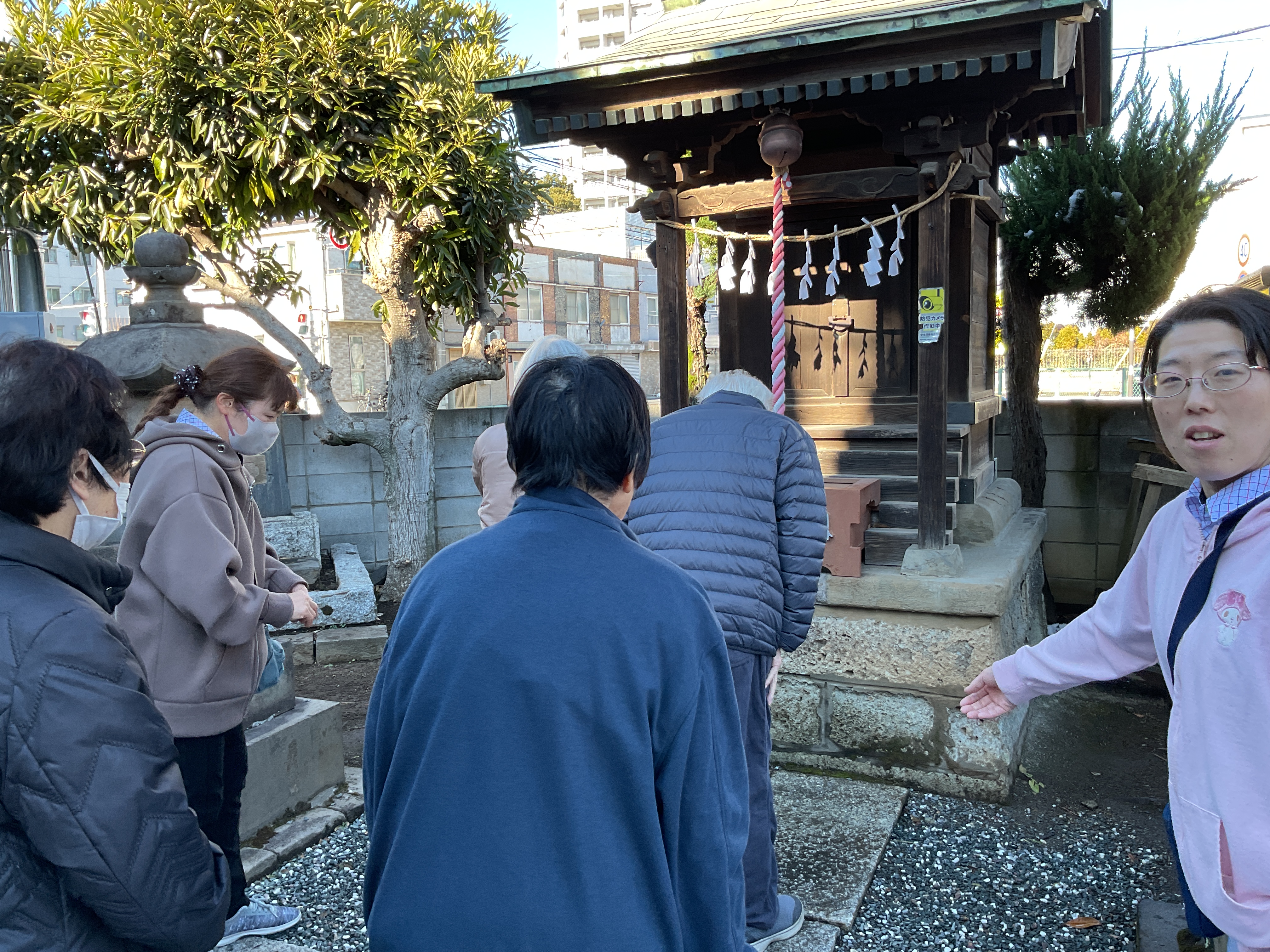 ミモザ新座の日常2月　～お参り～