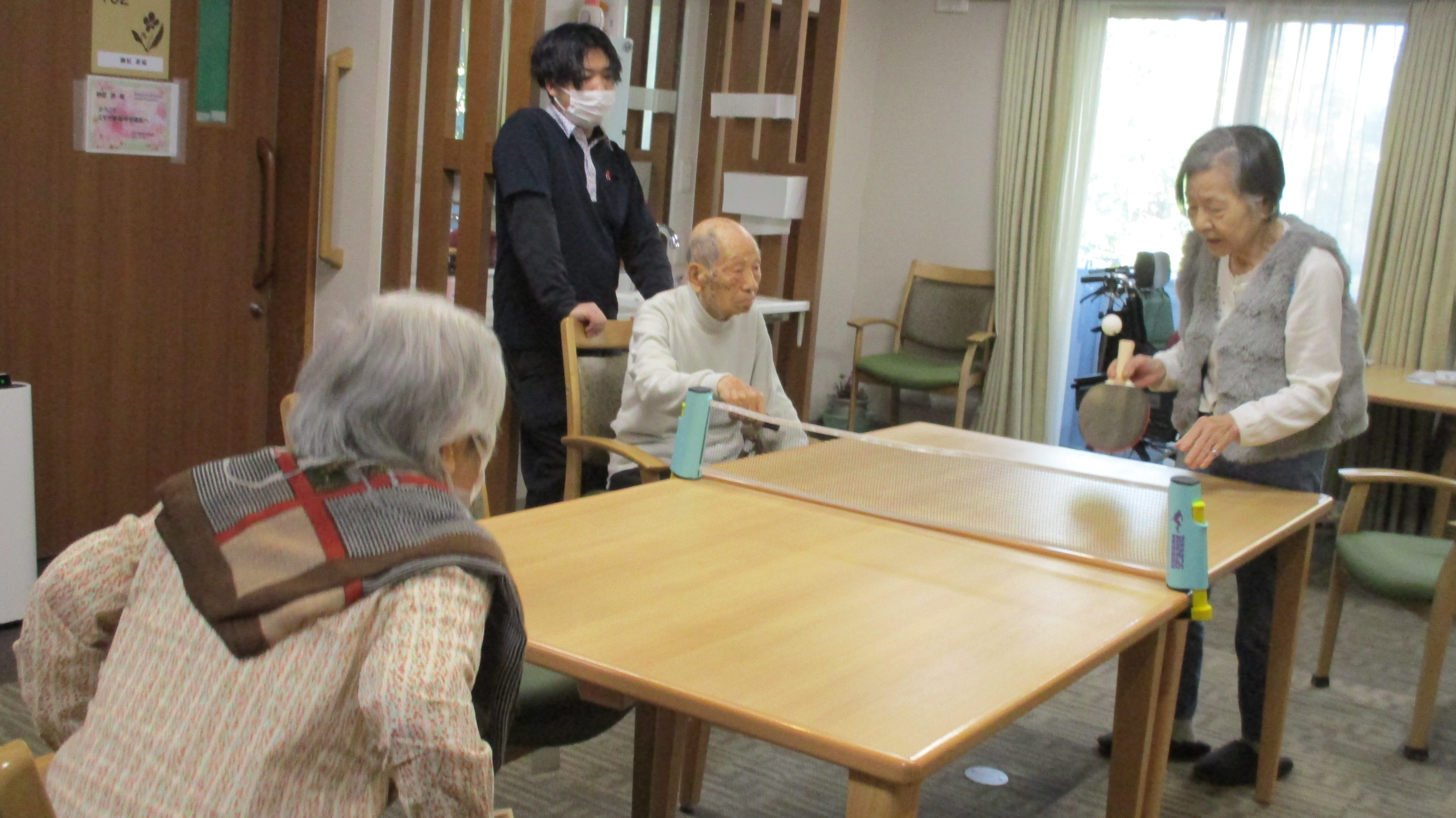 お正月に卓球大会