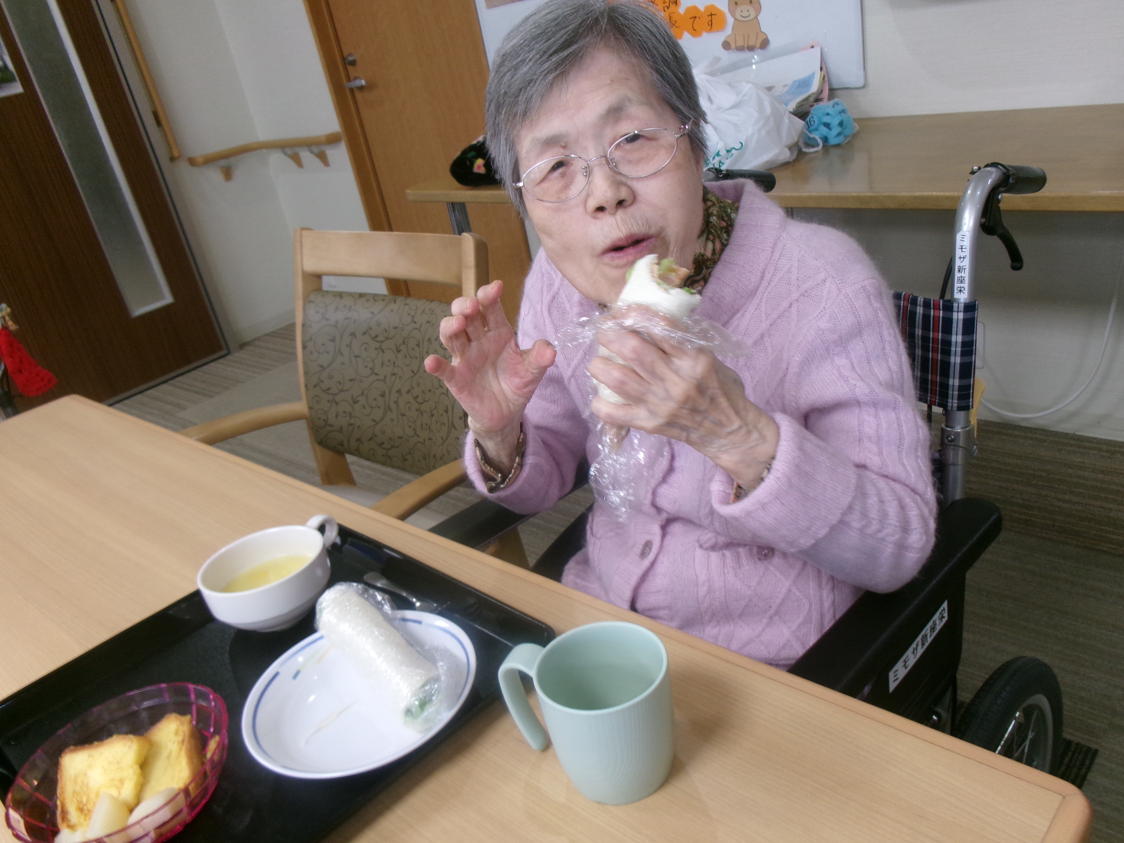 手作りクルクル巻きサンド！