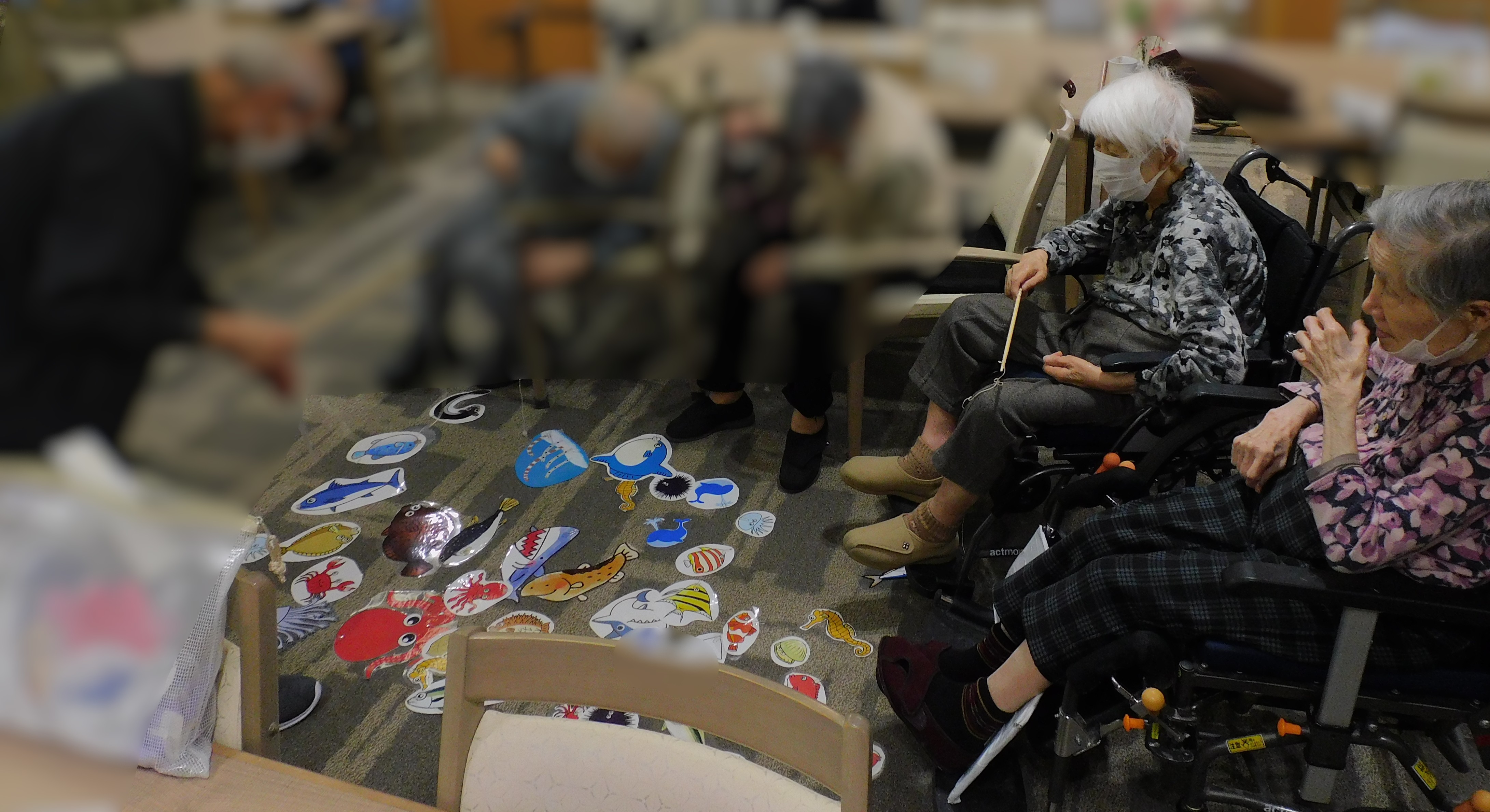 魚釣りゲームを行いました🐟