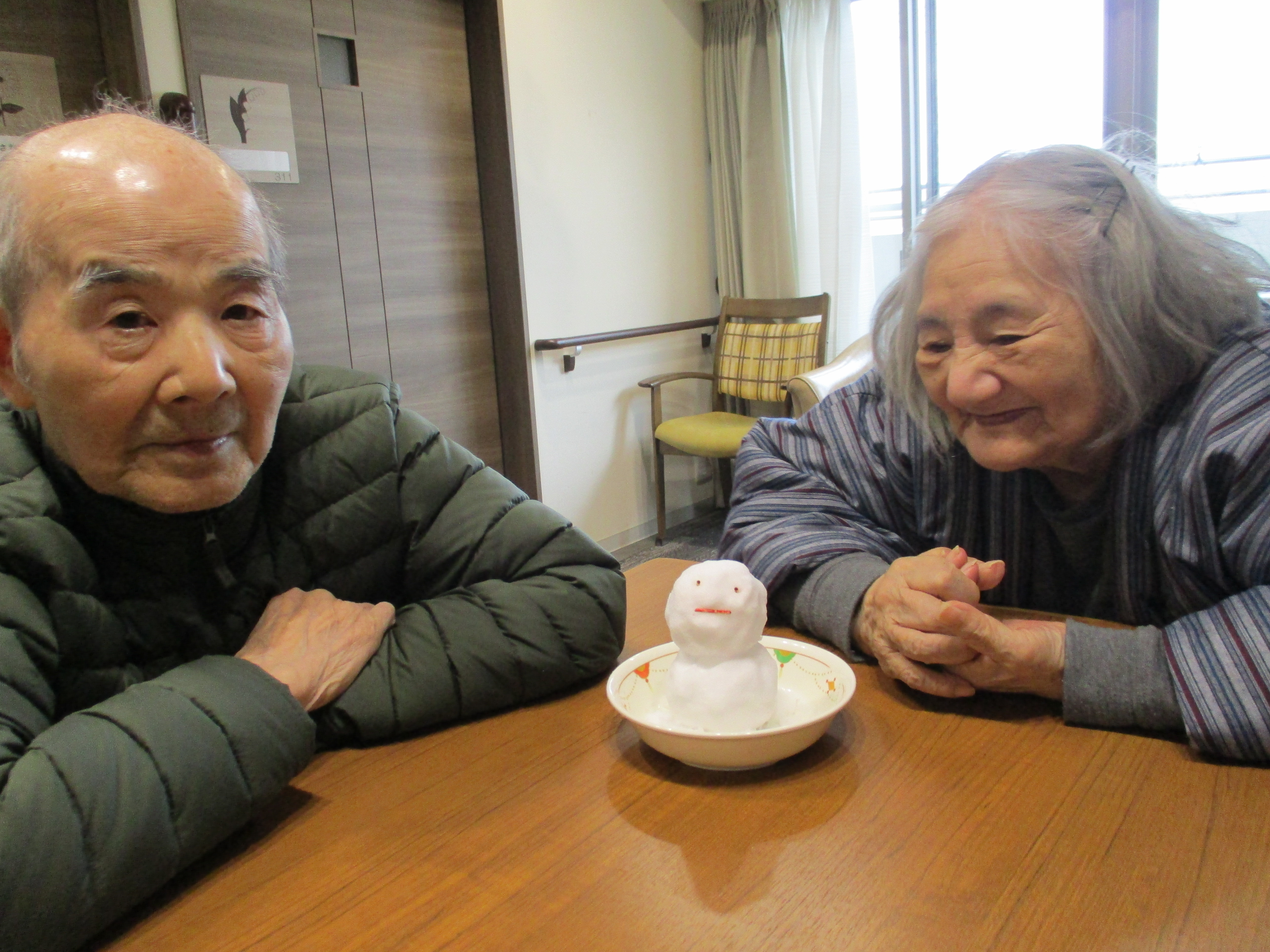 雪だるま作ってみました