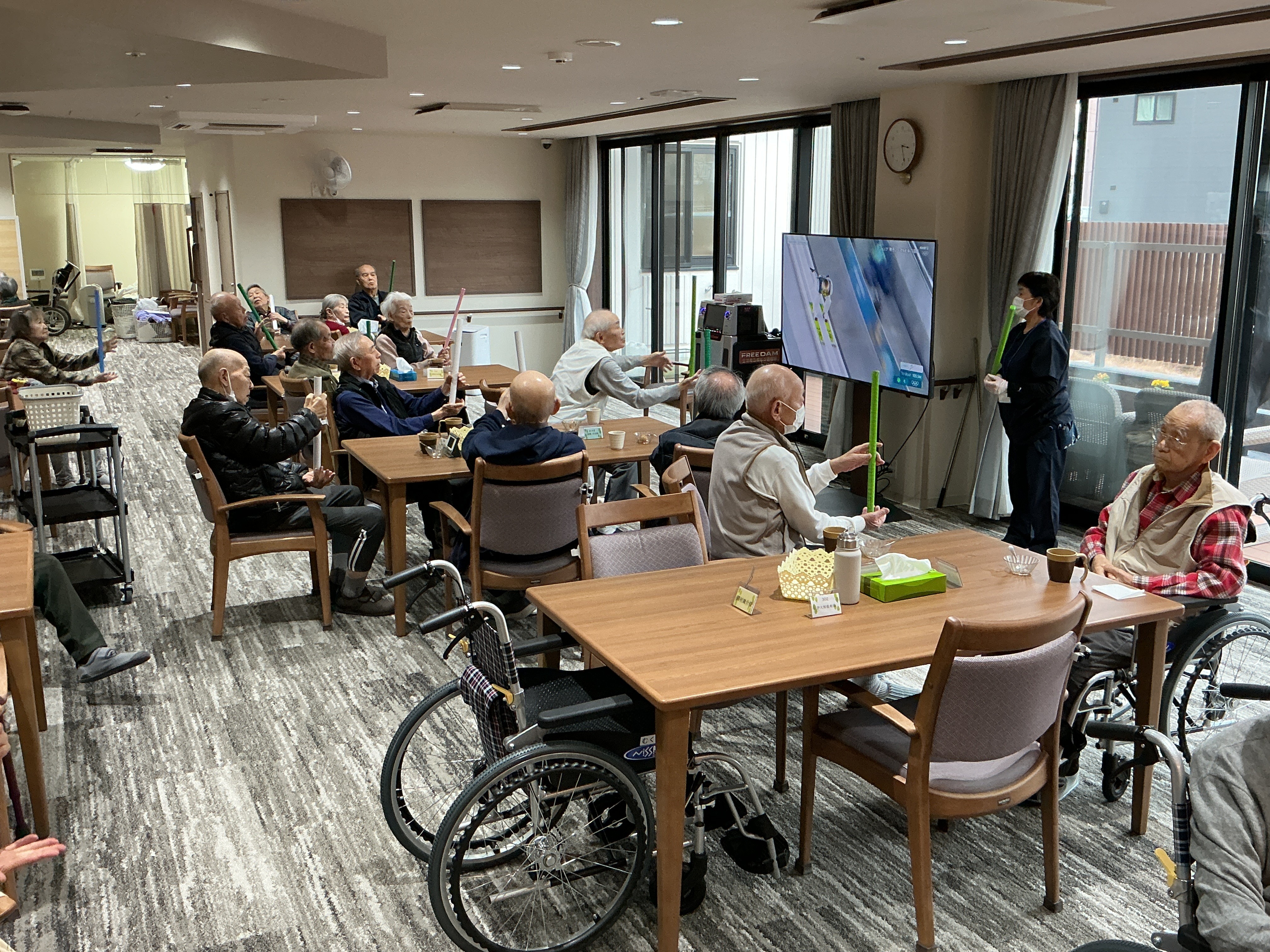 2月１０日　今日は棒体操