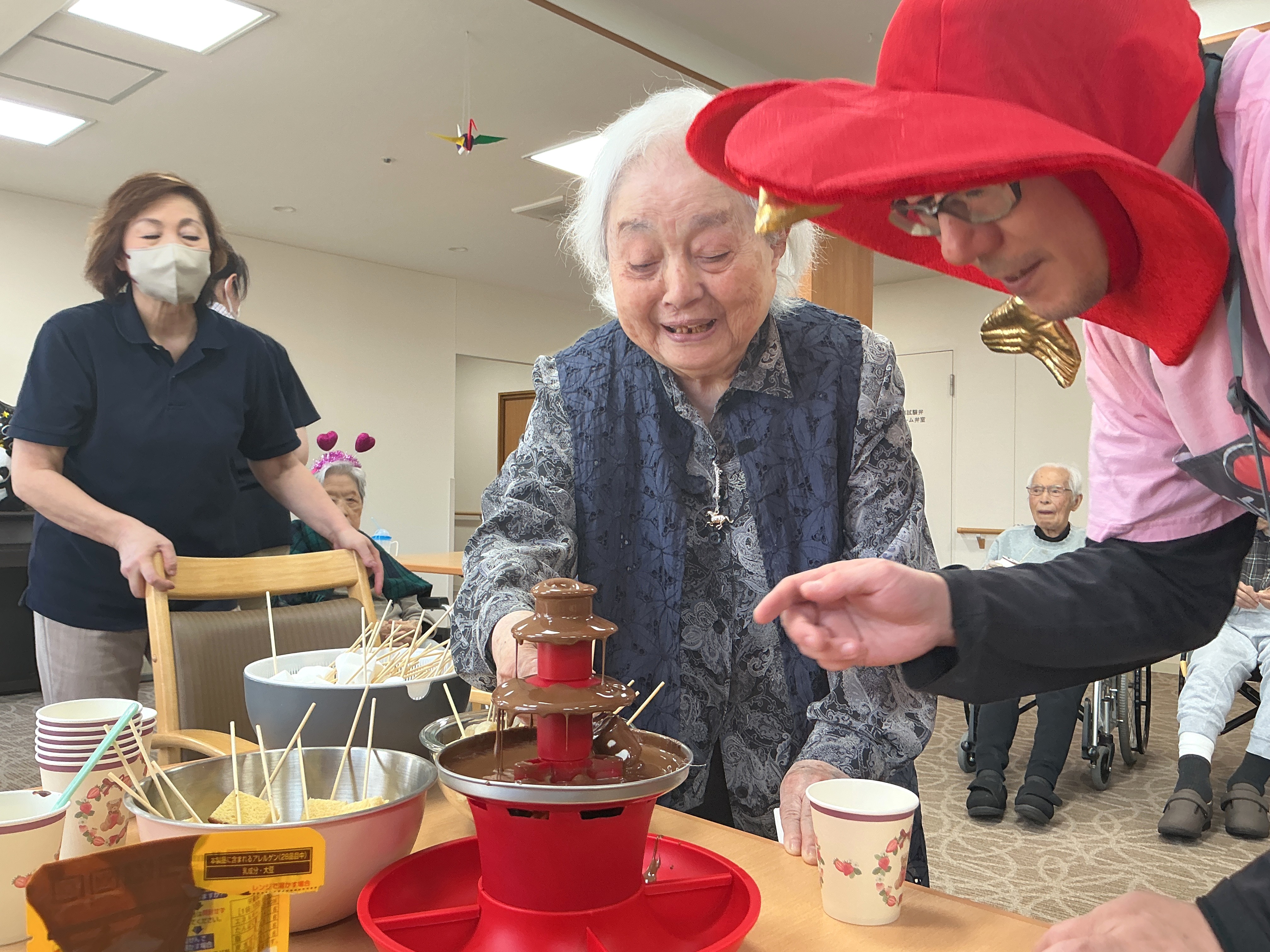 バレンタイン💖チョコレートファウンテン