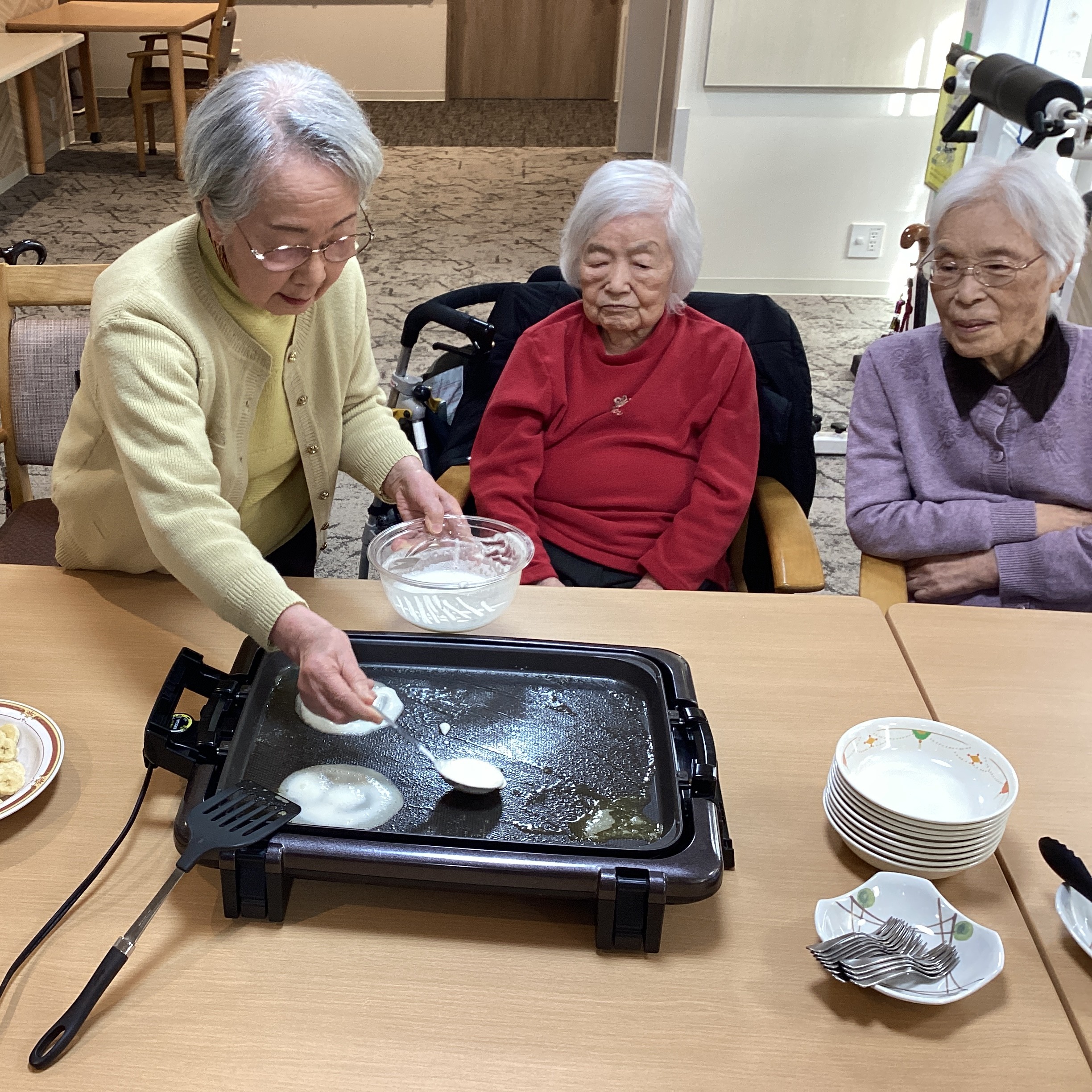 クレープづくり🍫