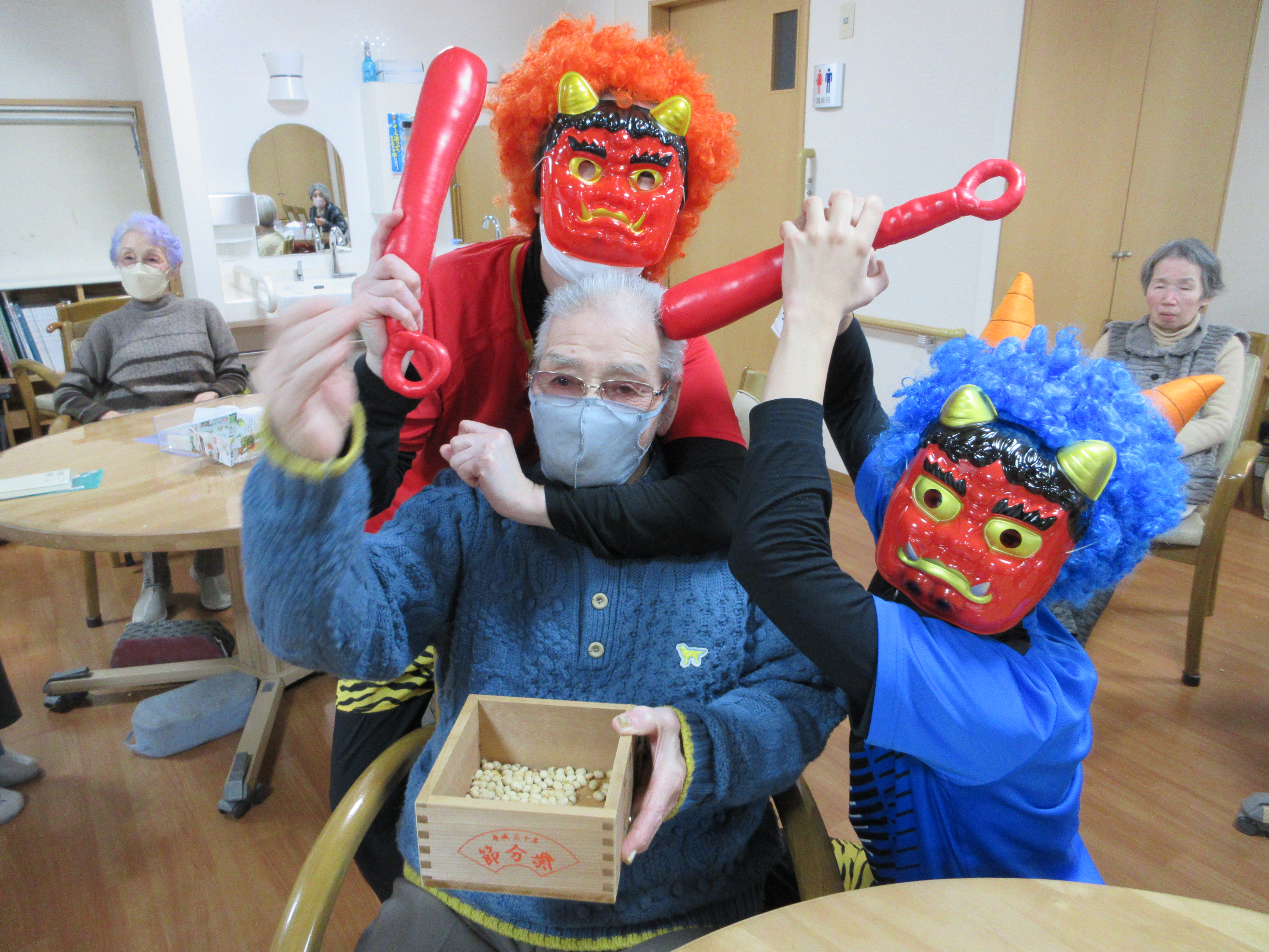 ☆～節分第二弾鬼と記念写真～☆