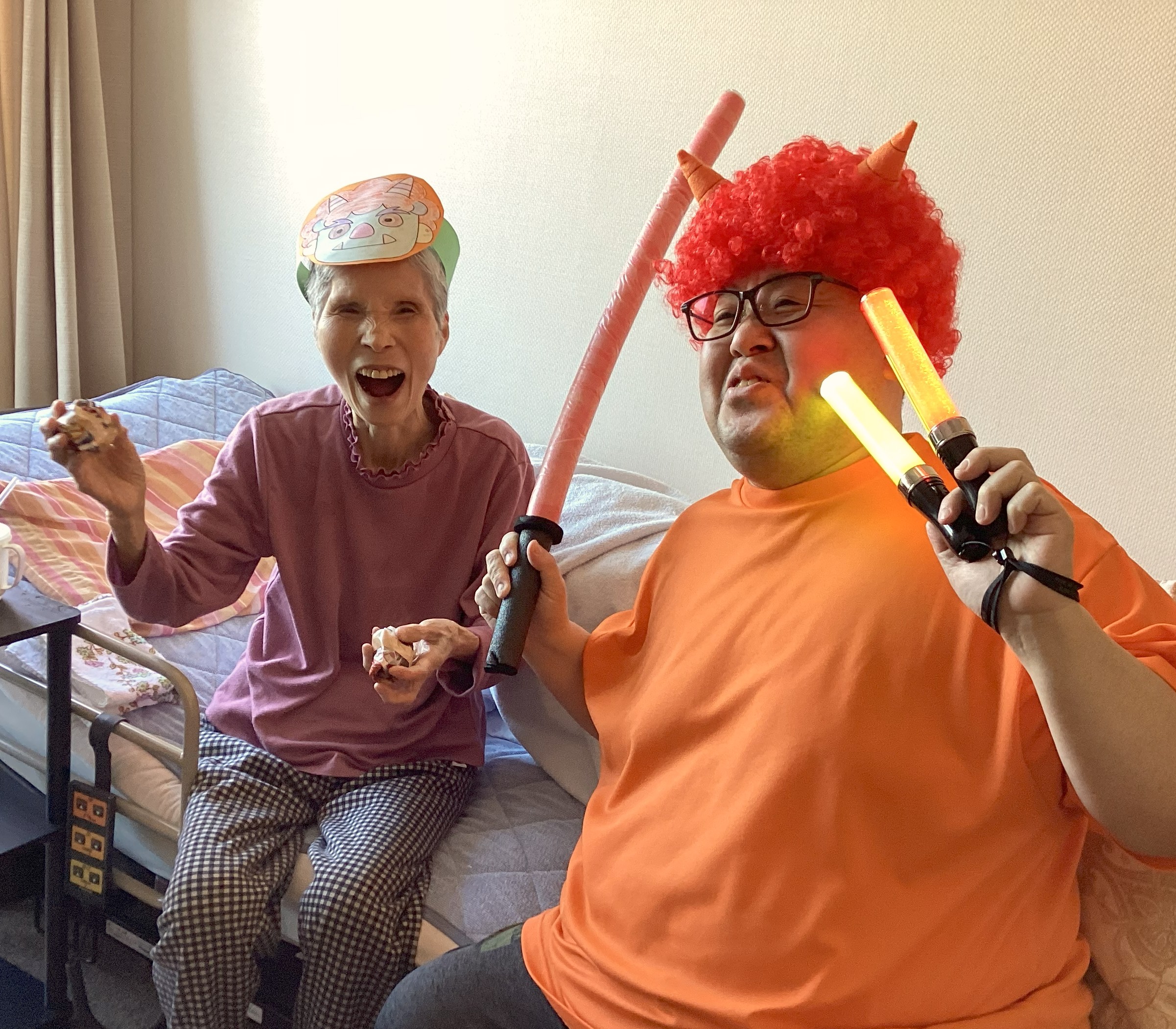 鬼と写真をとりました👹