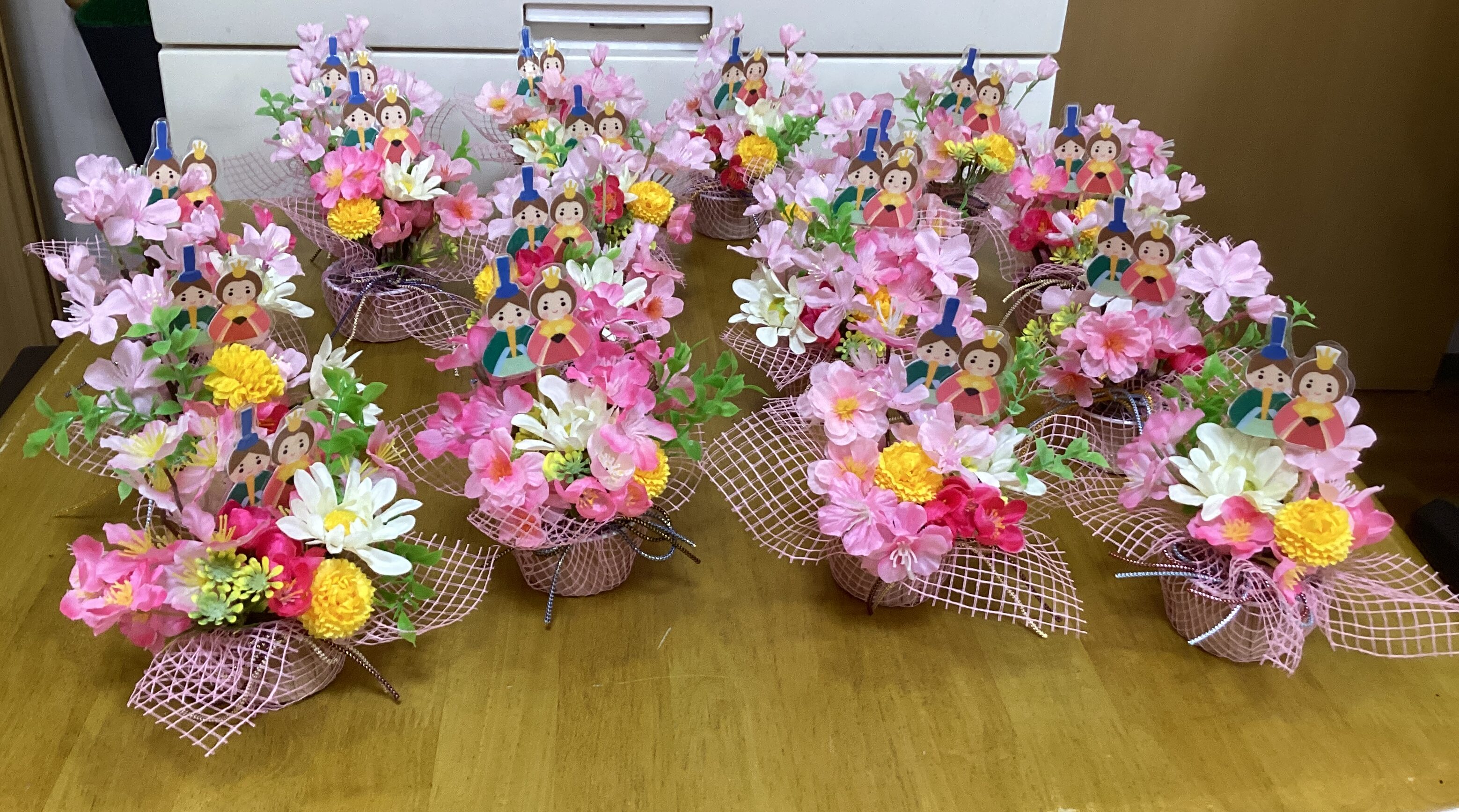 ２月フラワーセラピー「ひなまつり」