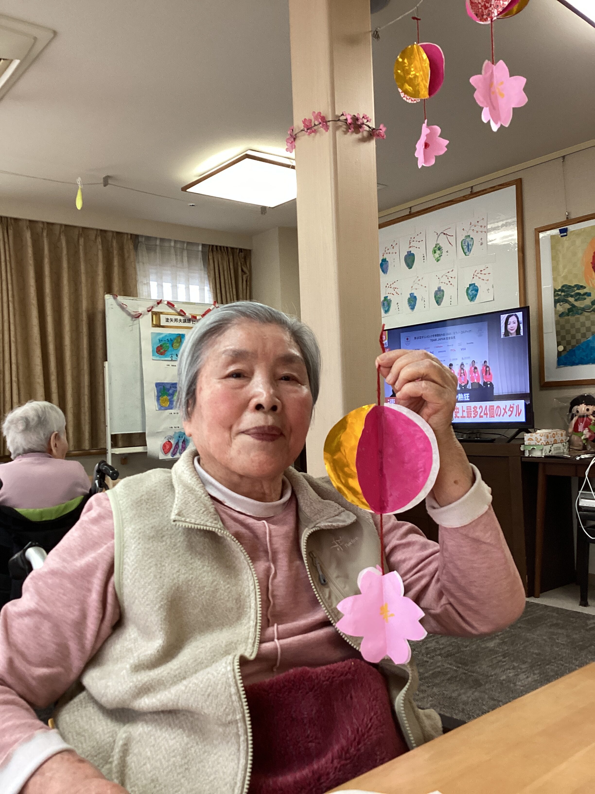 さくら?吊るし飾り