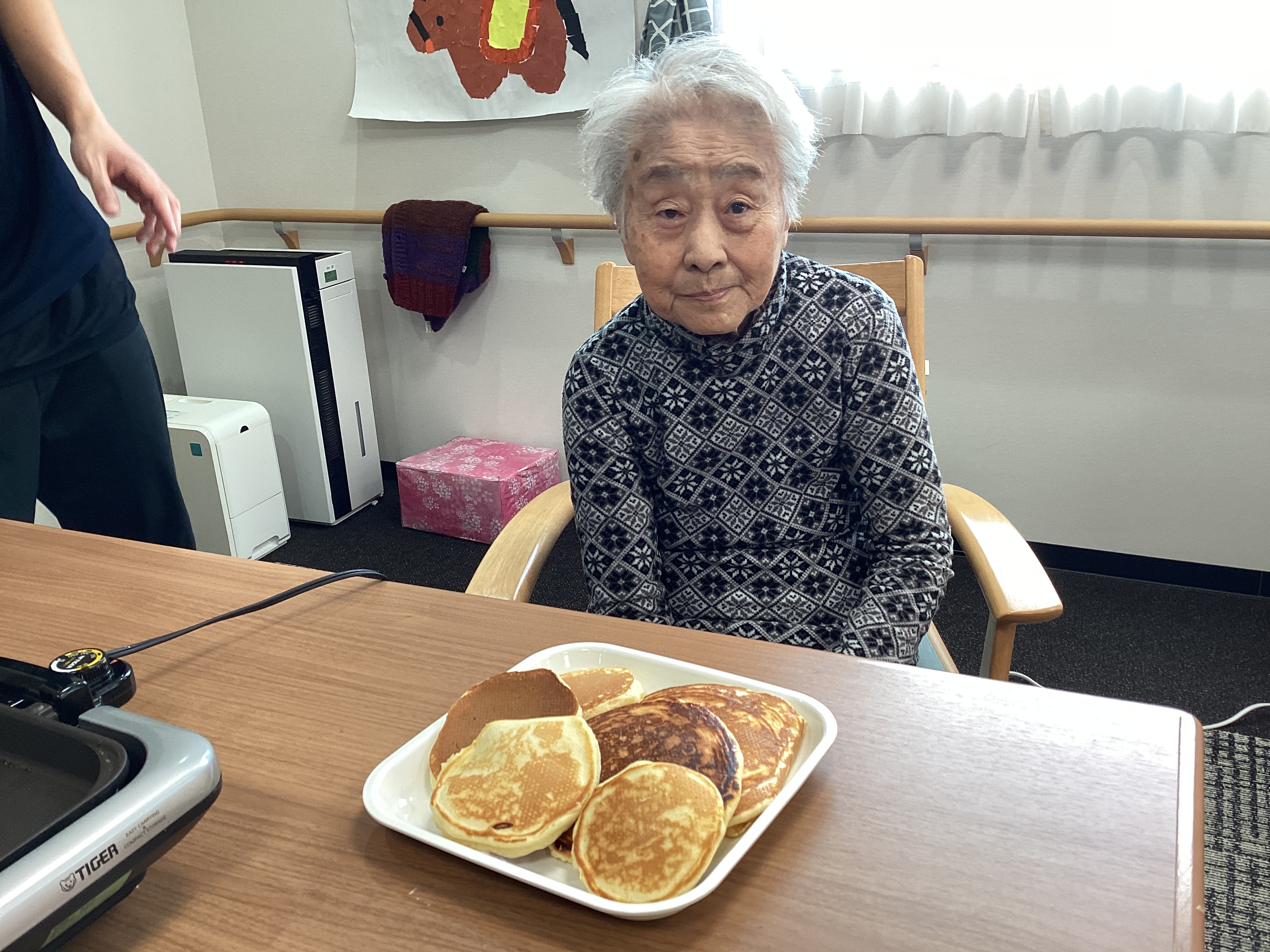 ホットケーキづくり