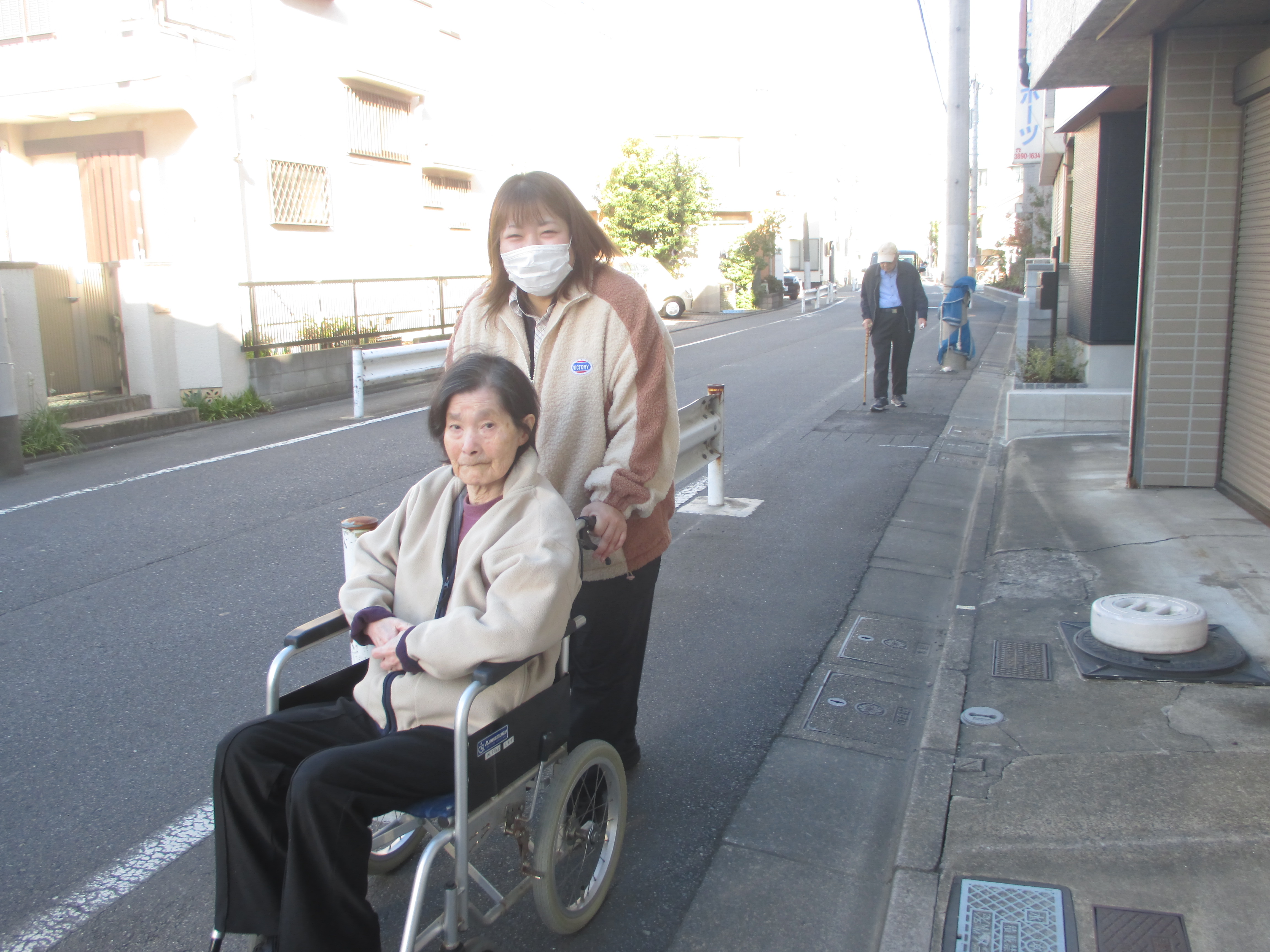 園児たちの笑顔に癒されて（世代間交流）