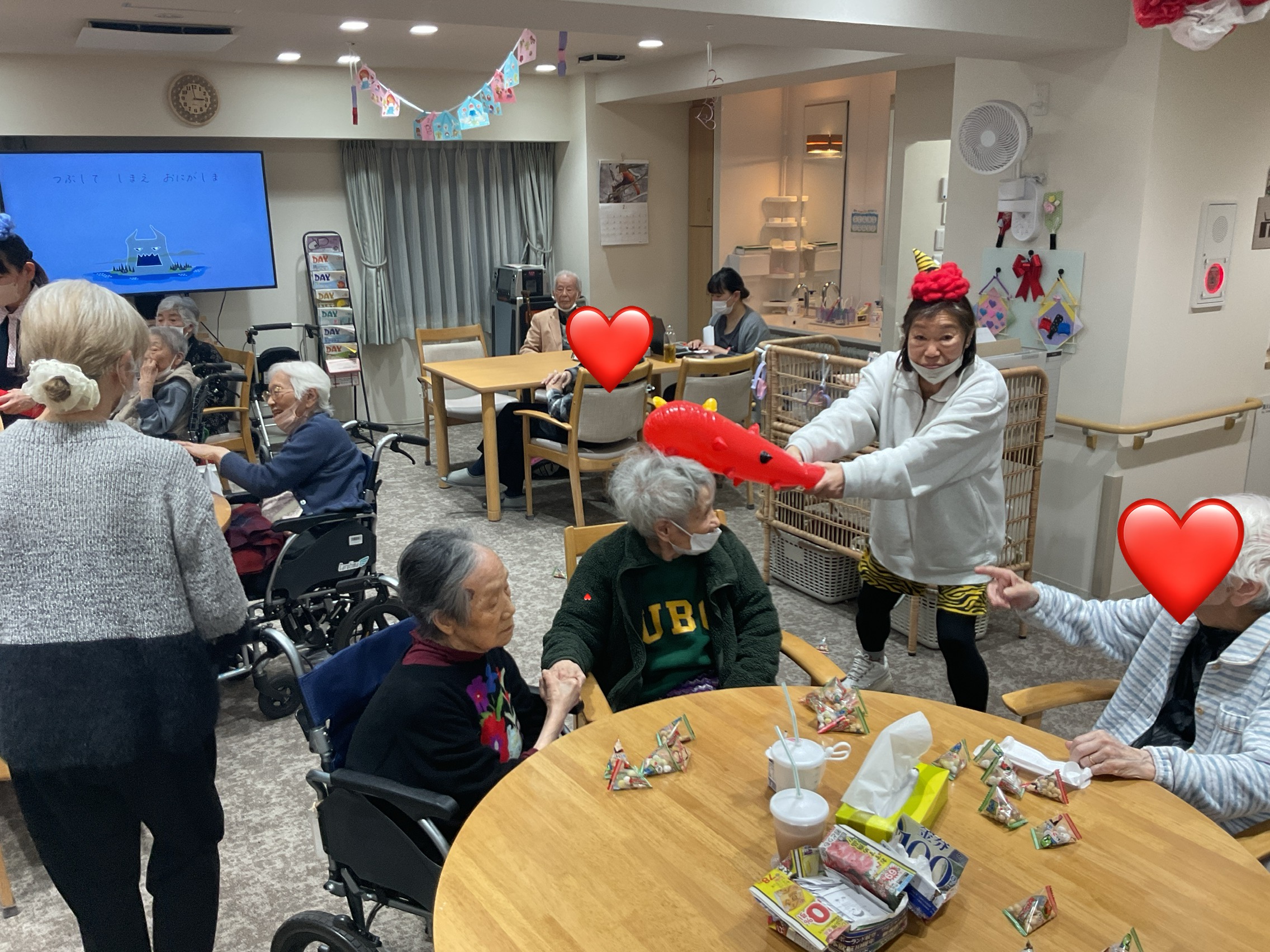 👹節分の豆まき👹