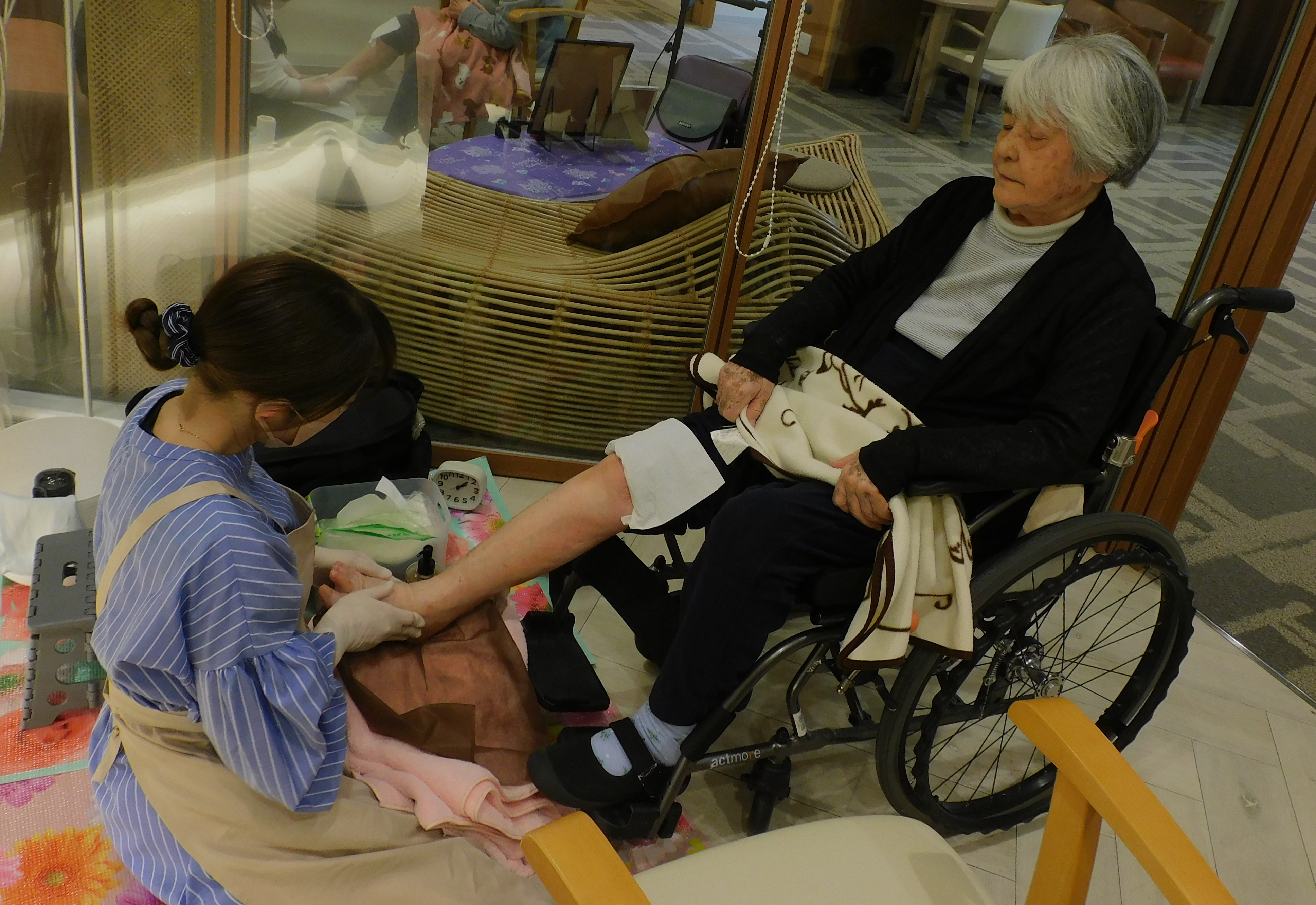 フットエステでリラックス🌺