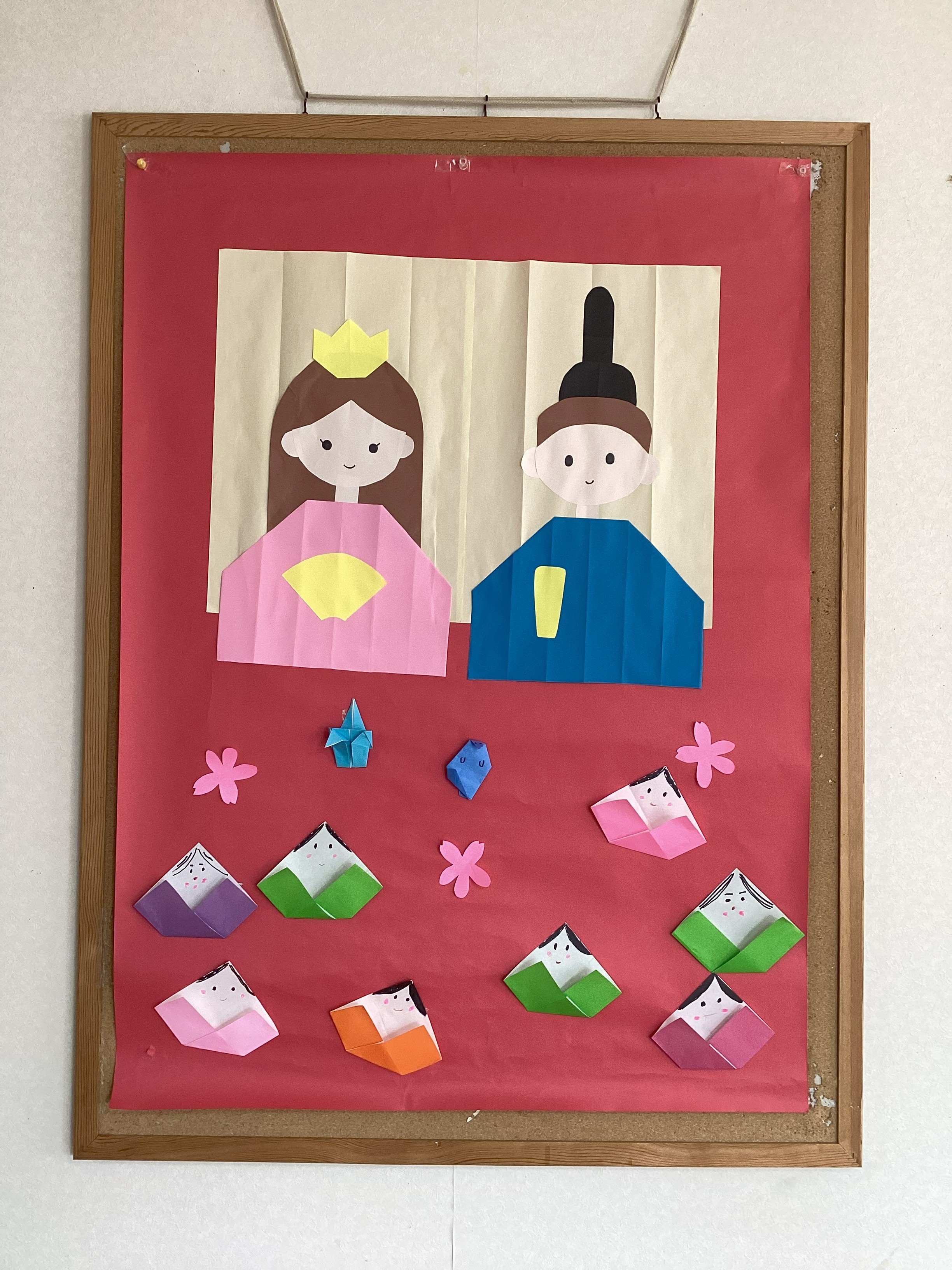 お雛様を作りました。