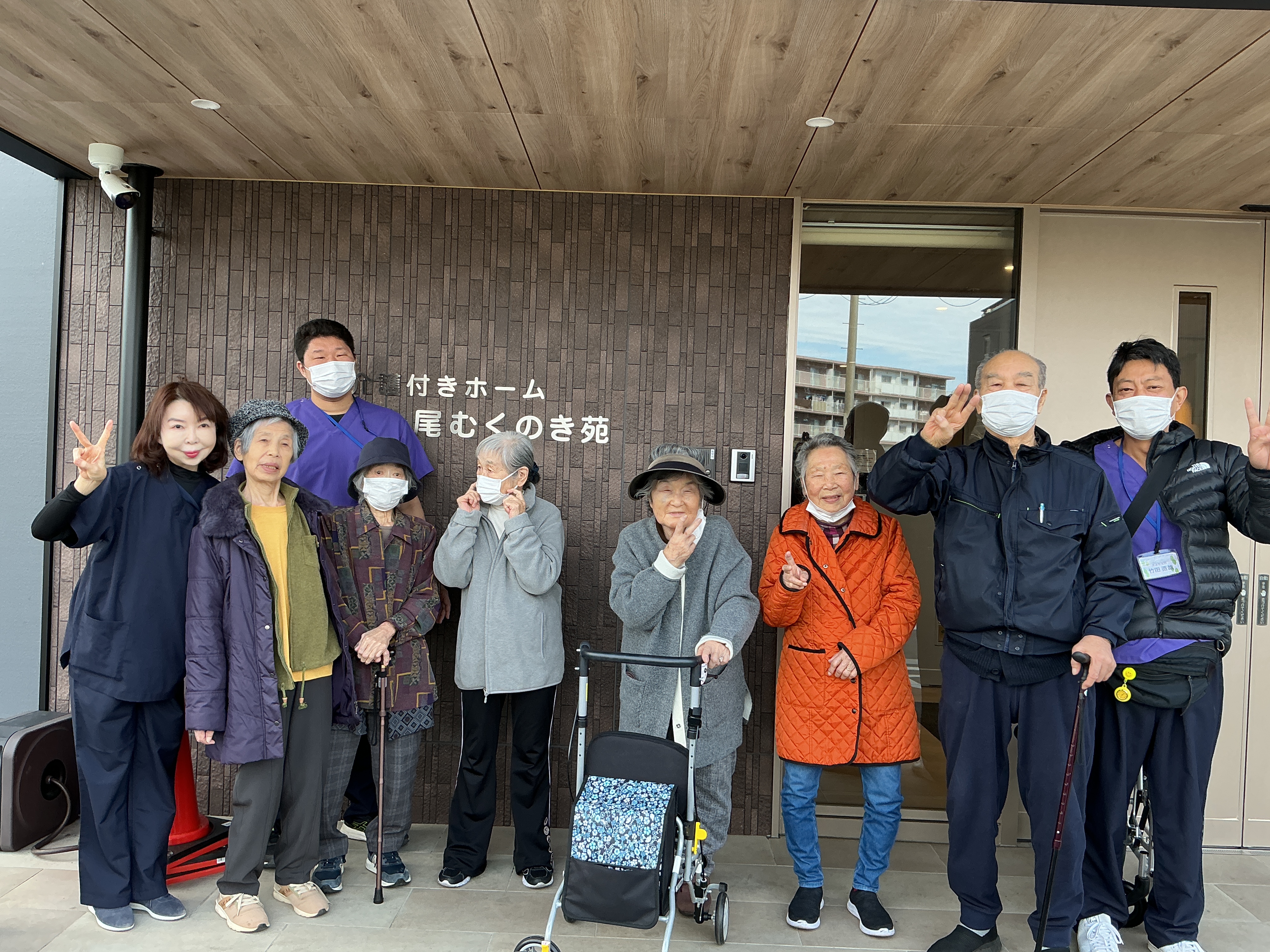 お散歩レク行ってきました