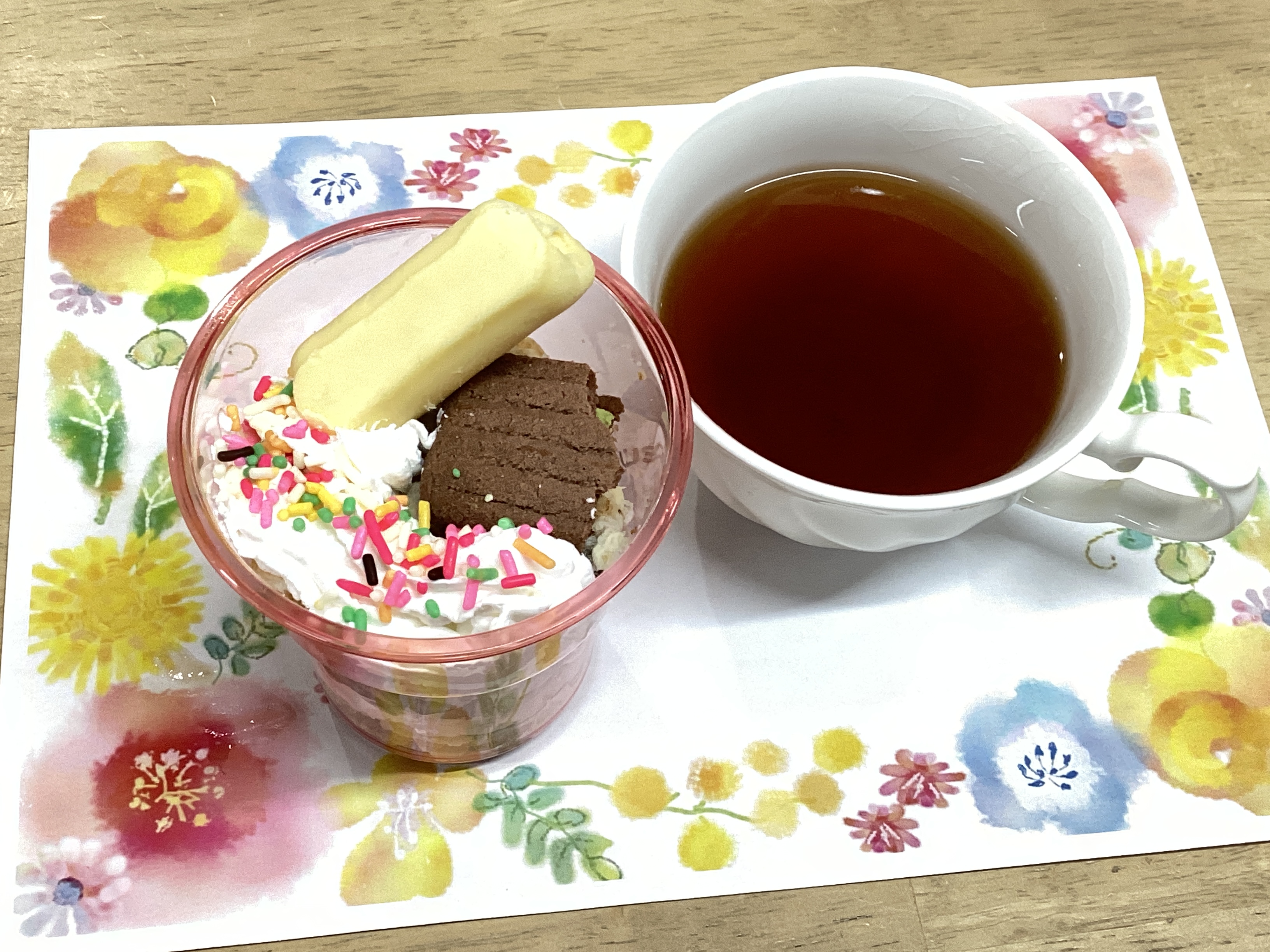 オリジナルパフェ作り