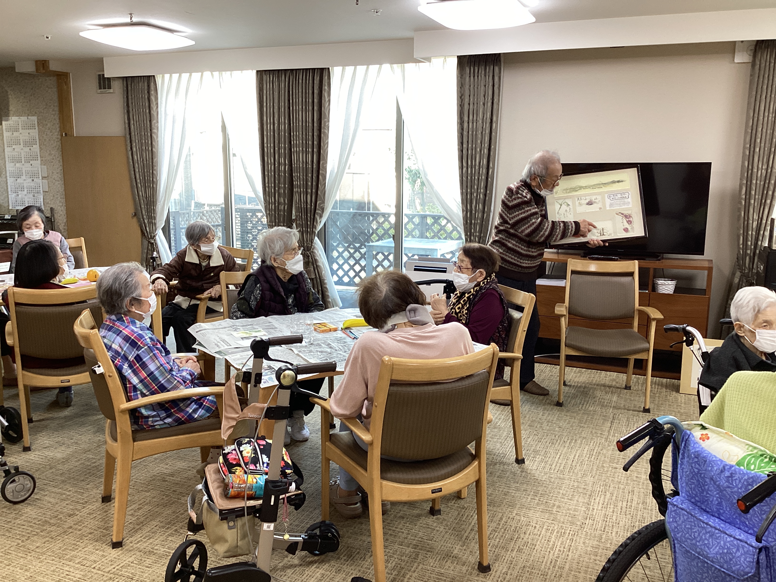 絵手紙作りレクリエーション！！