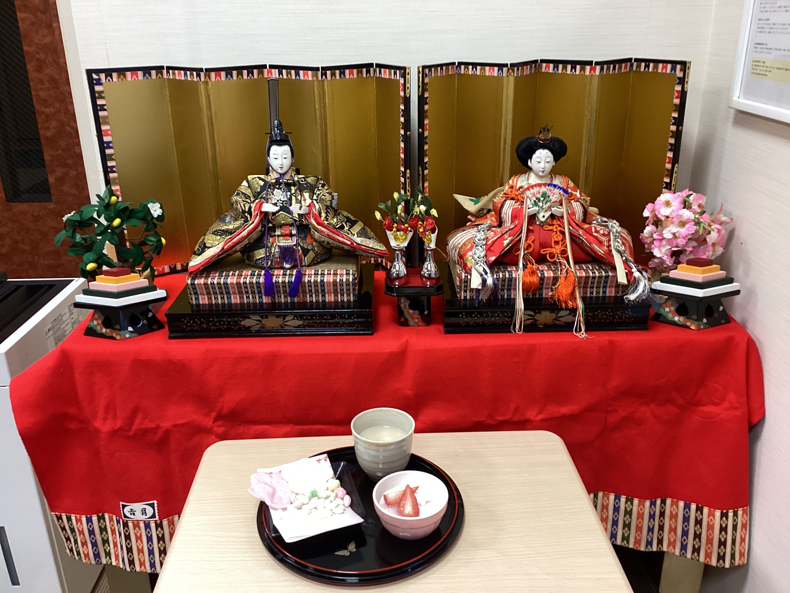 雛祭りといえば雛人形🎎