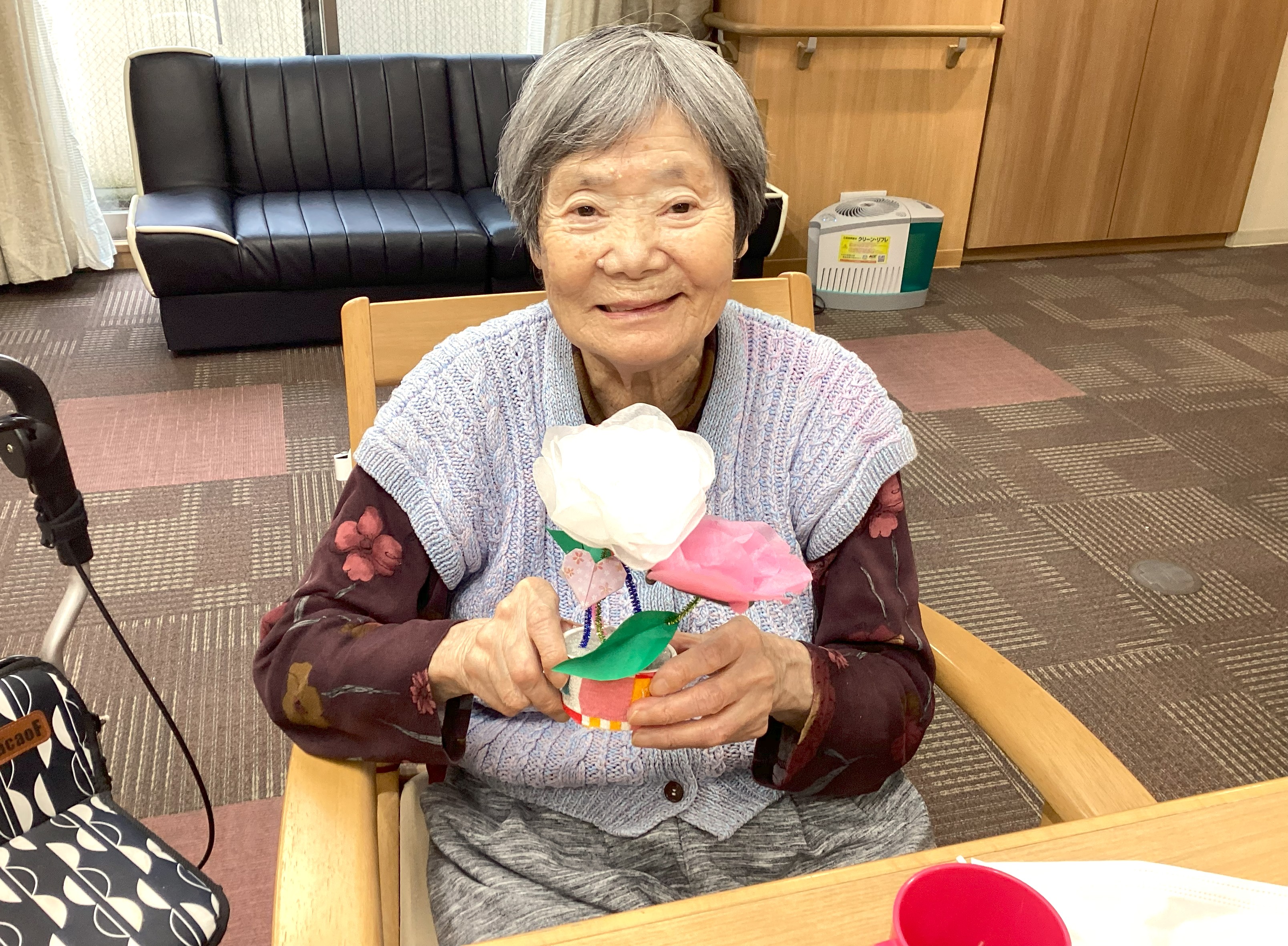 春に向けてお花つくりました🌸