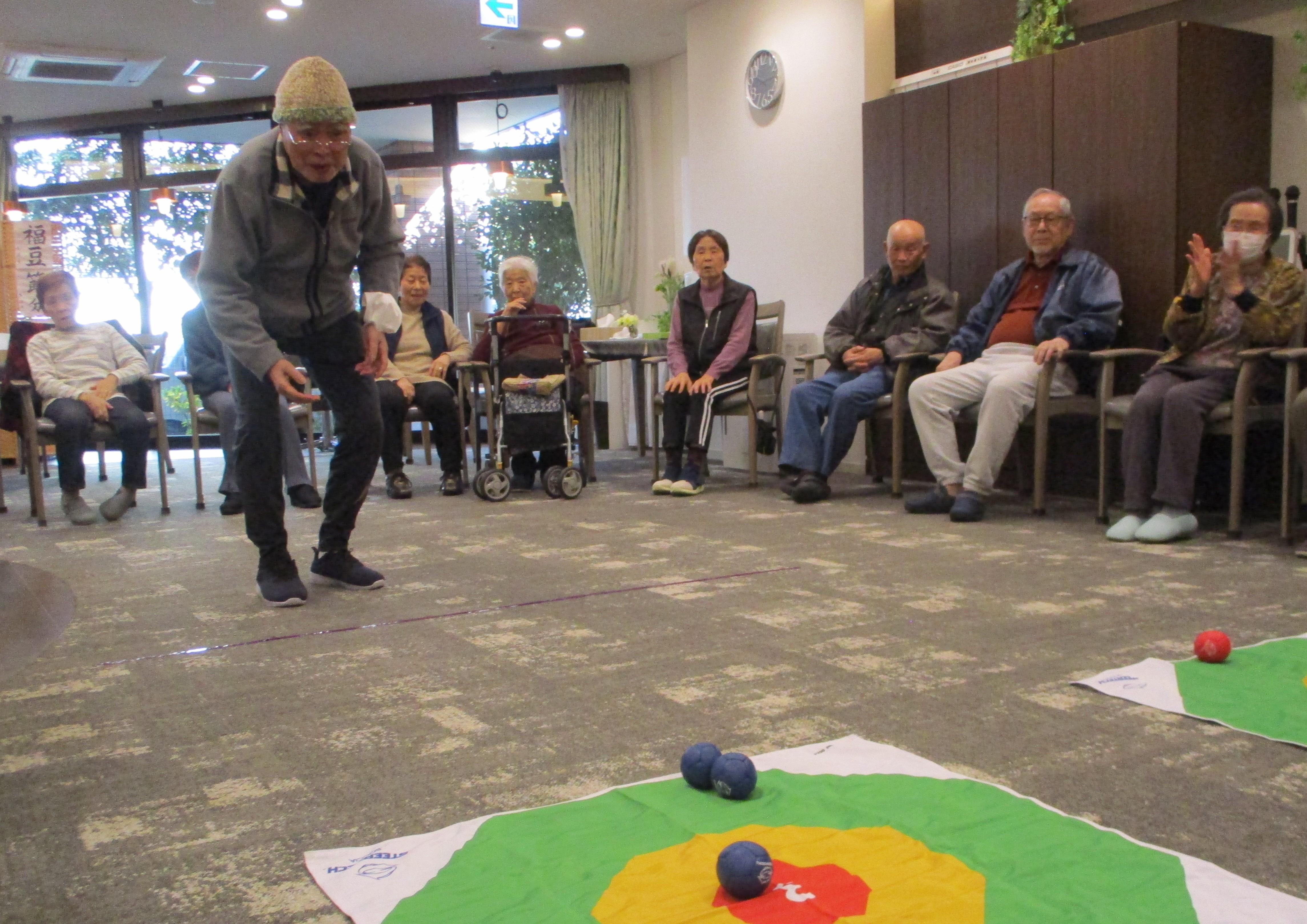 ボッチャゲームを楽しみました🥎