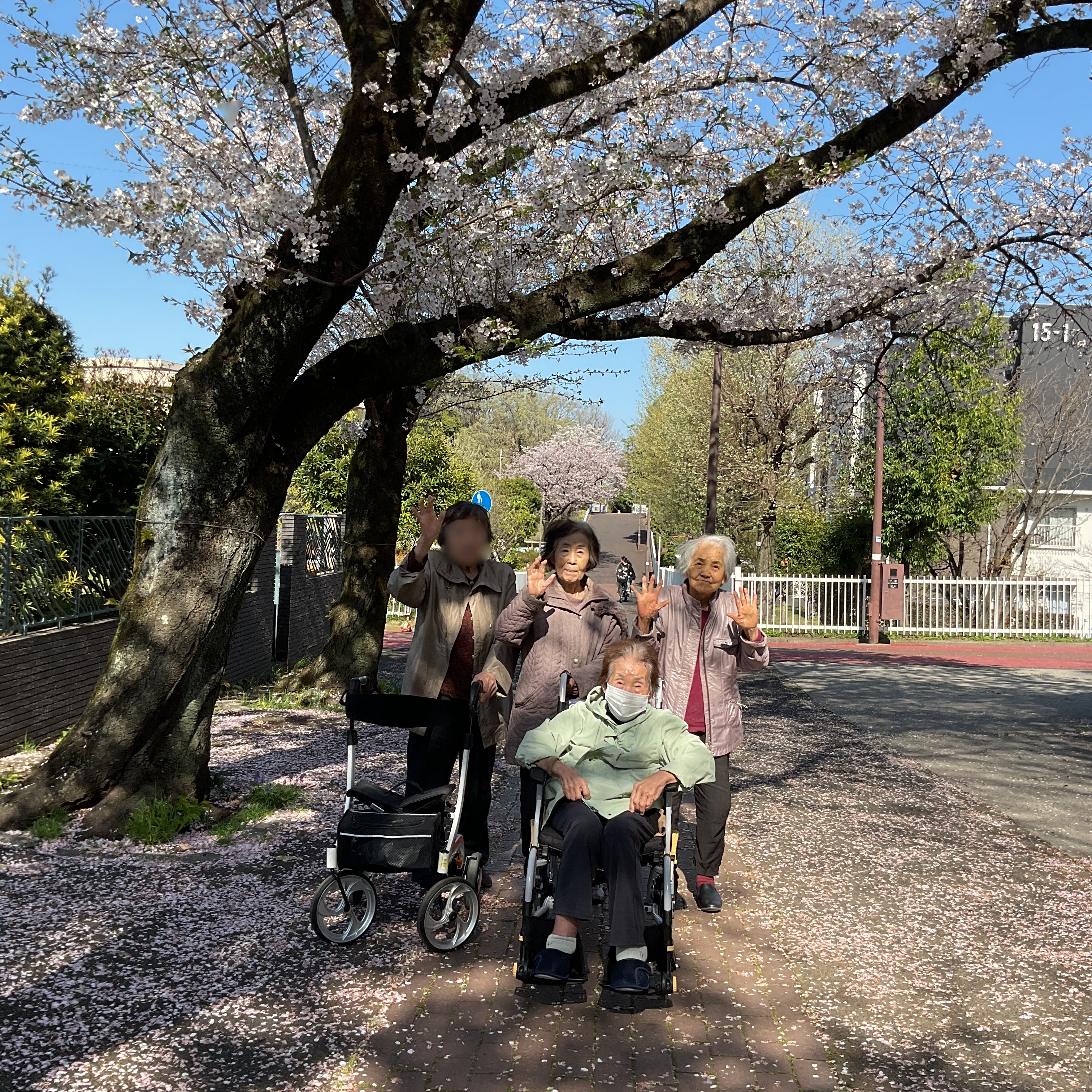 小規模多機能ー③　お花見レク