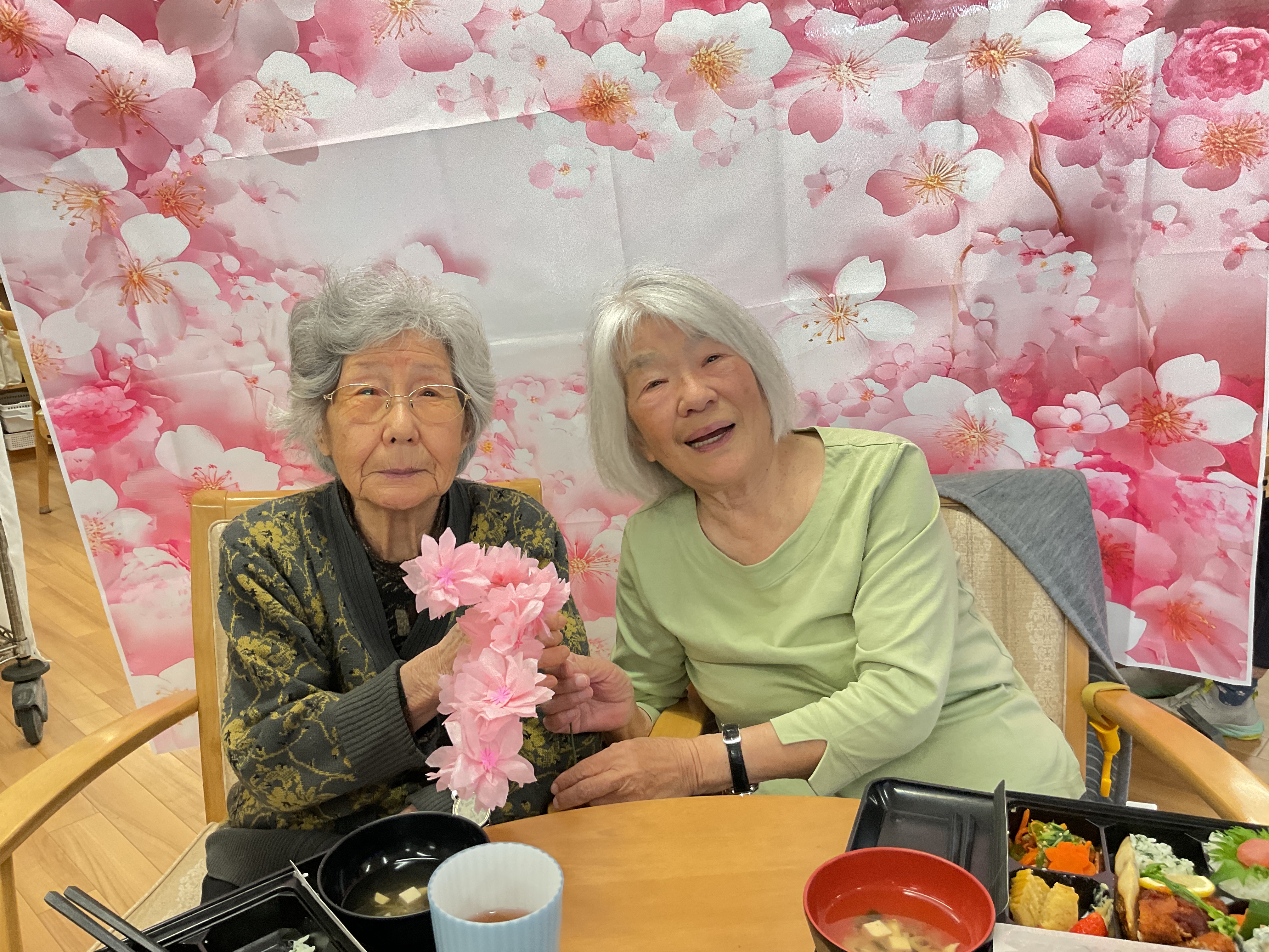 豪華お花見弁当で笑顔満開🌸