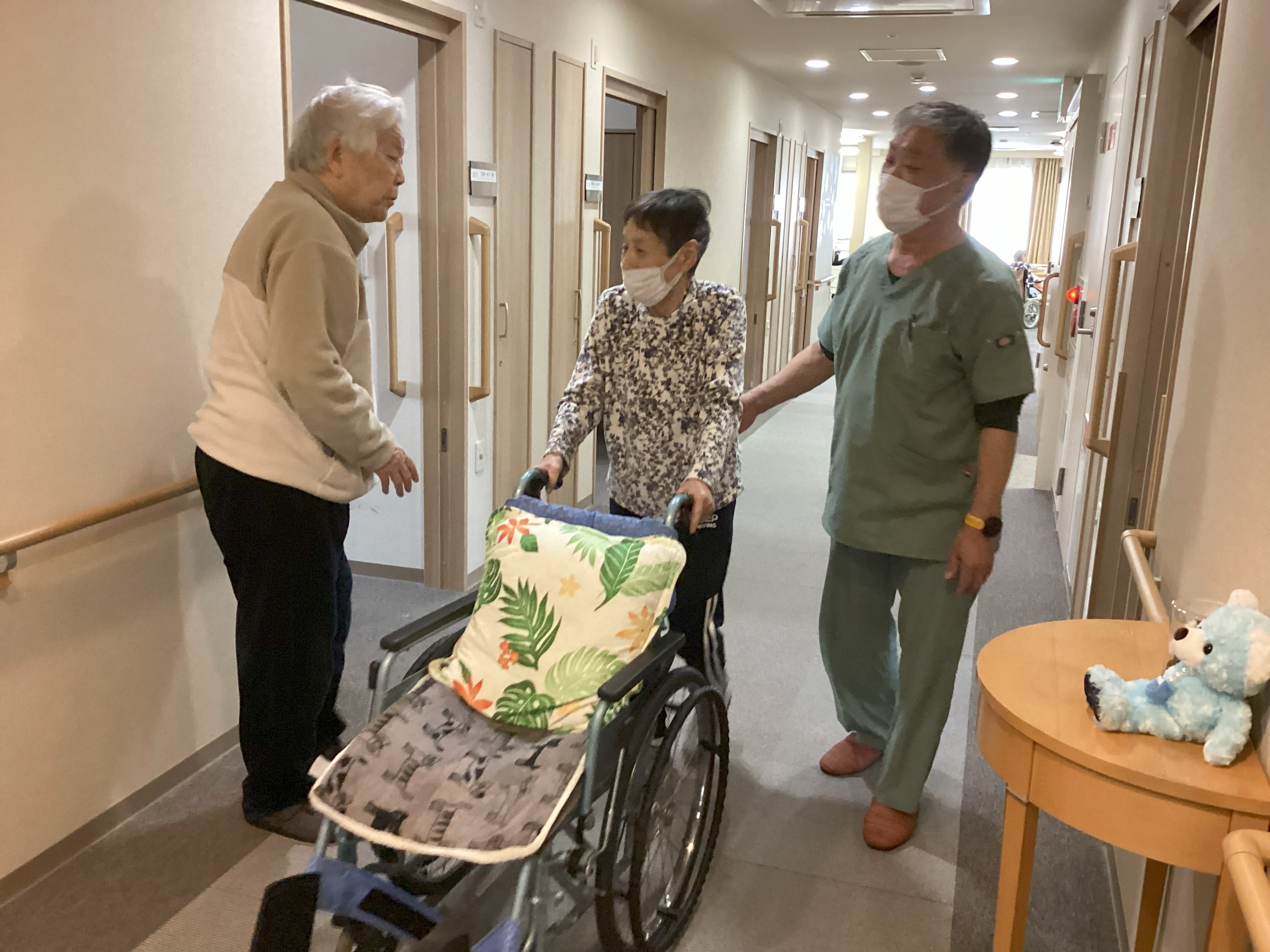 歩行練習中?