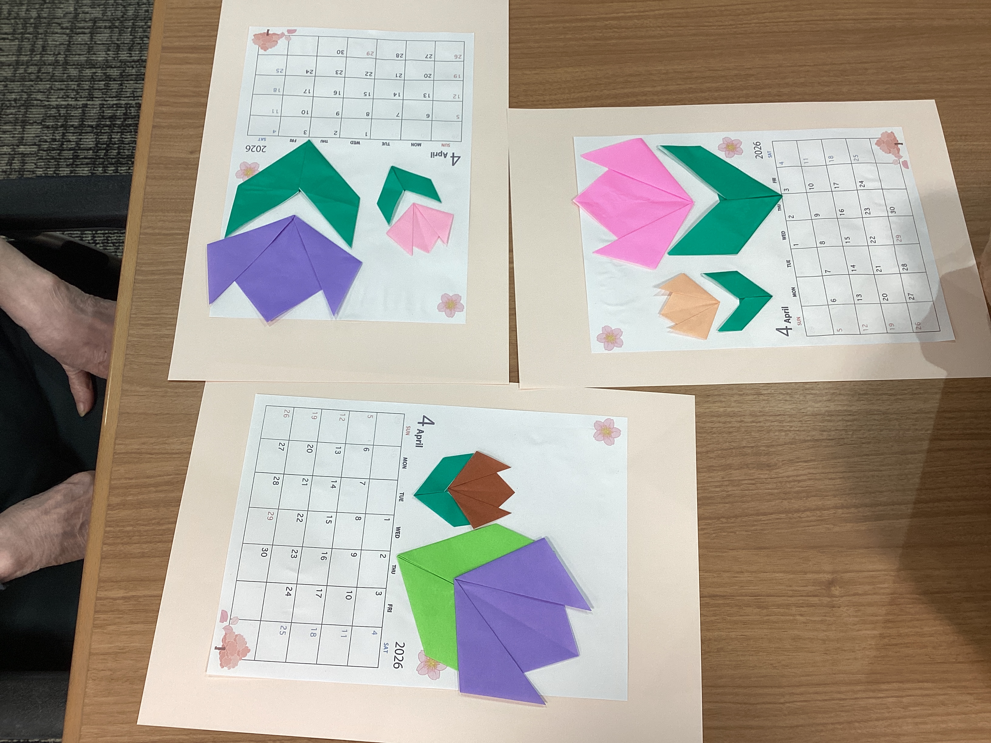 カレンダーづくり