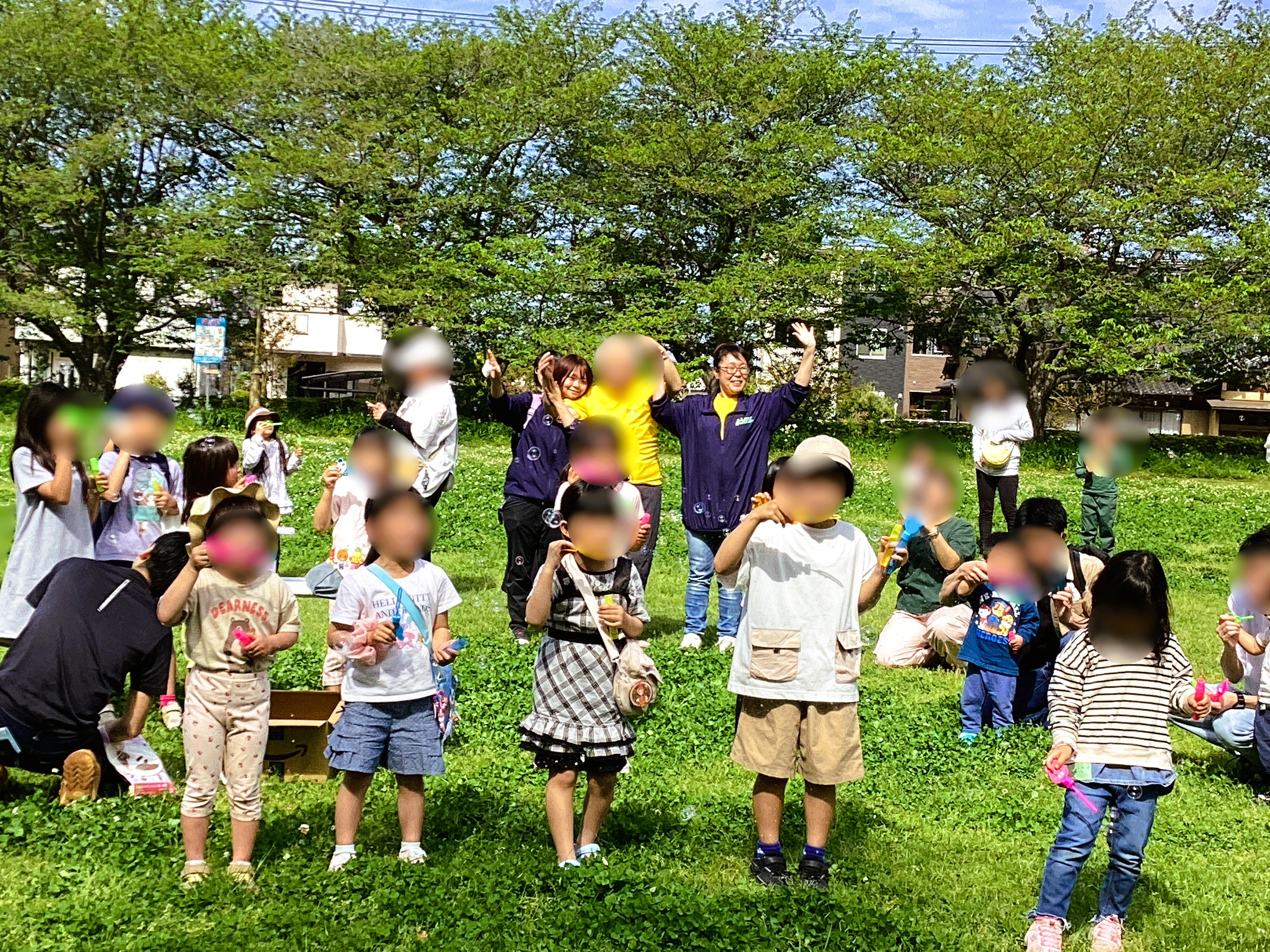 ミモザ市原！シャボン玉大作戦！！！