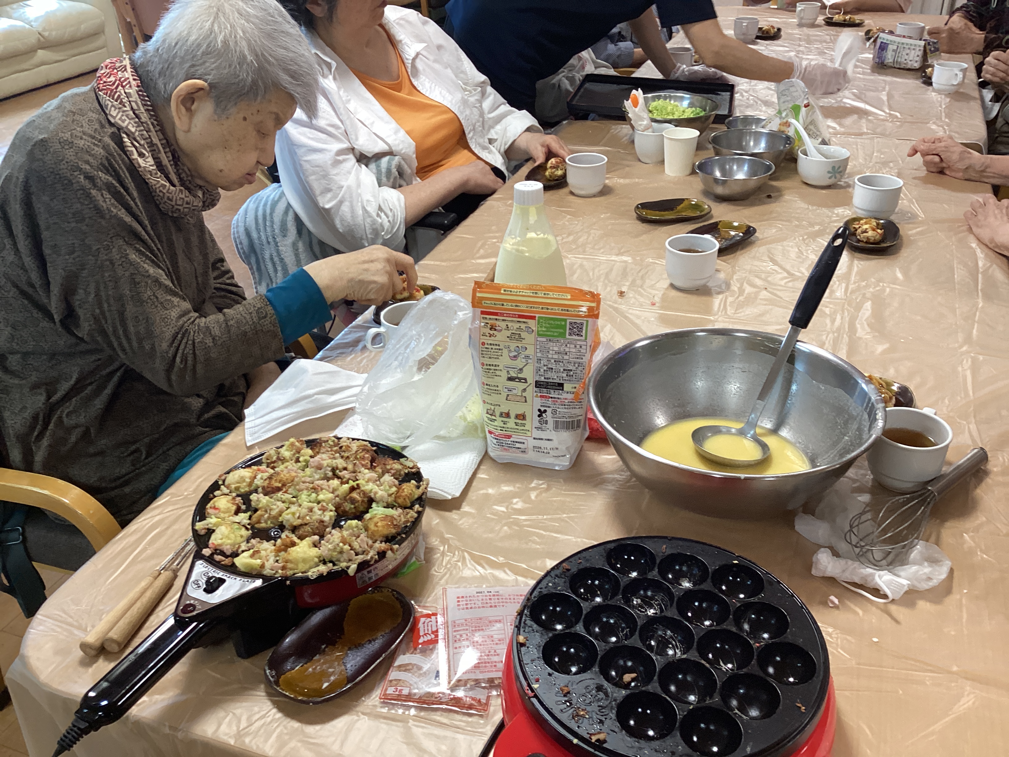 ４月のデイでの一コマです。