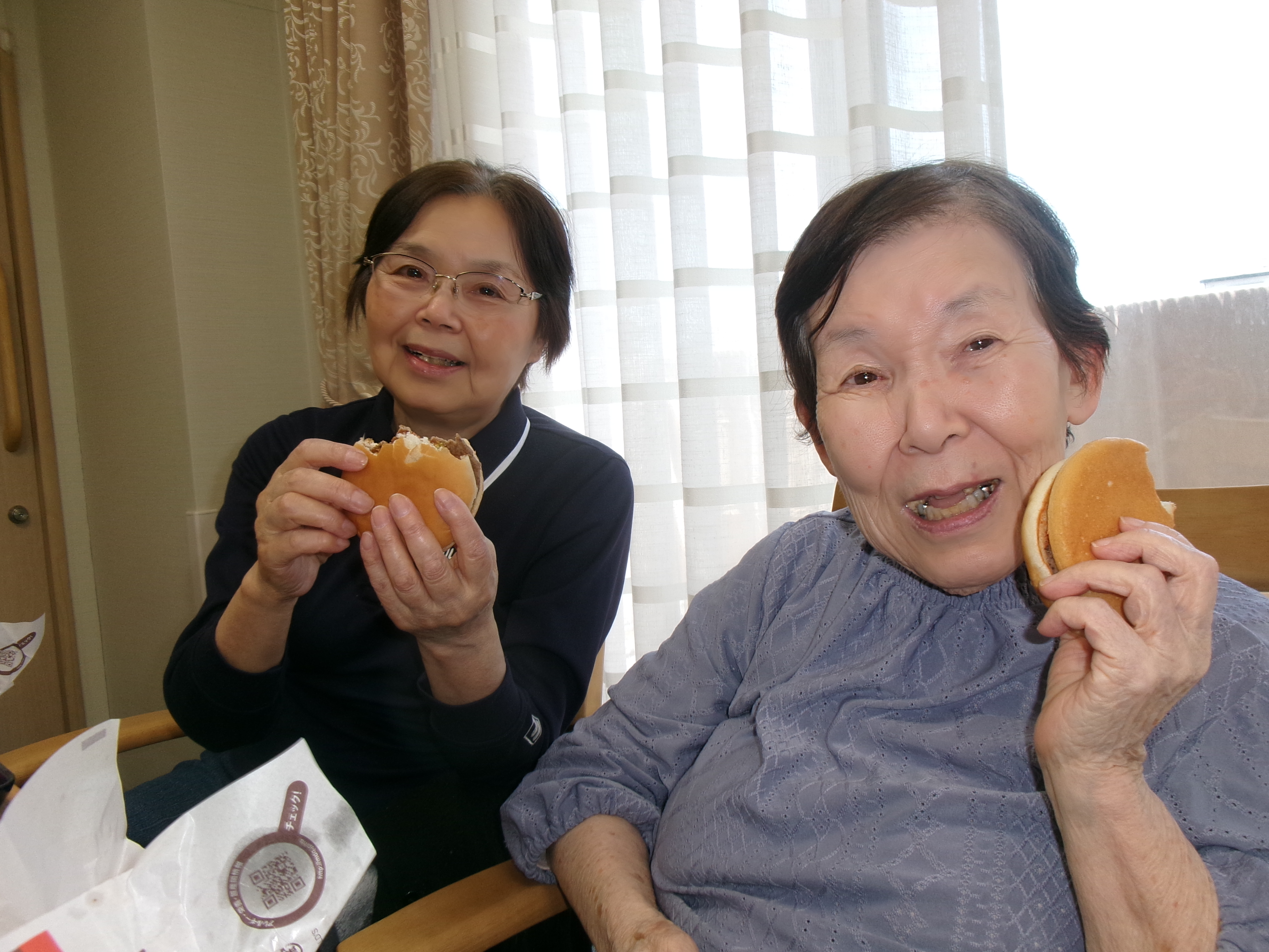 母の日に大好物をたべました！