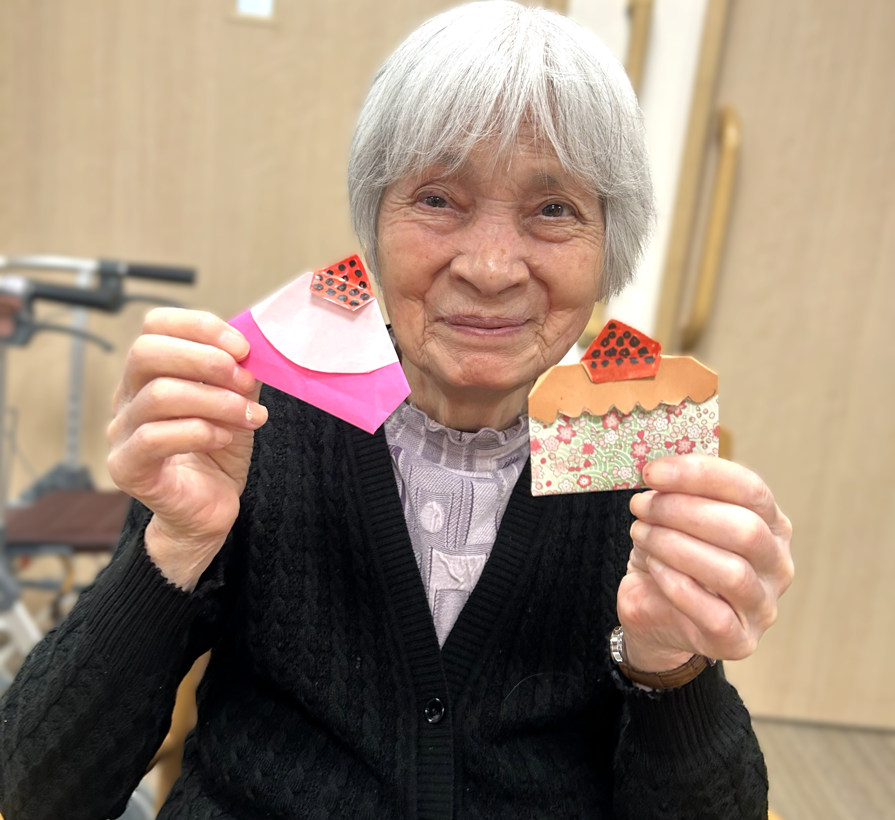 折り紙教室～ケーキ編～