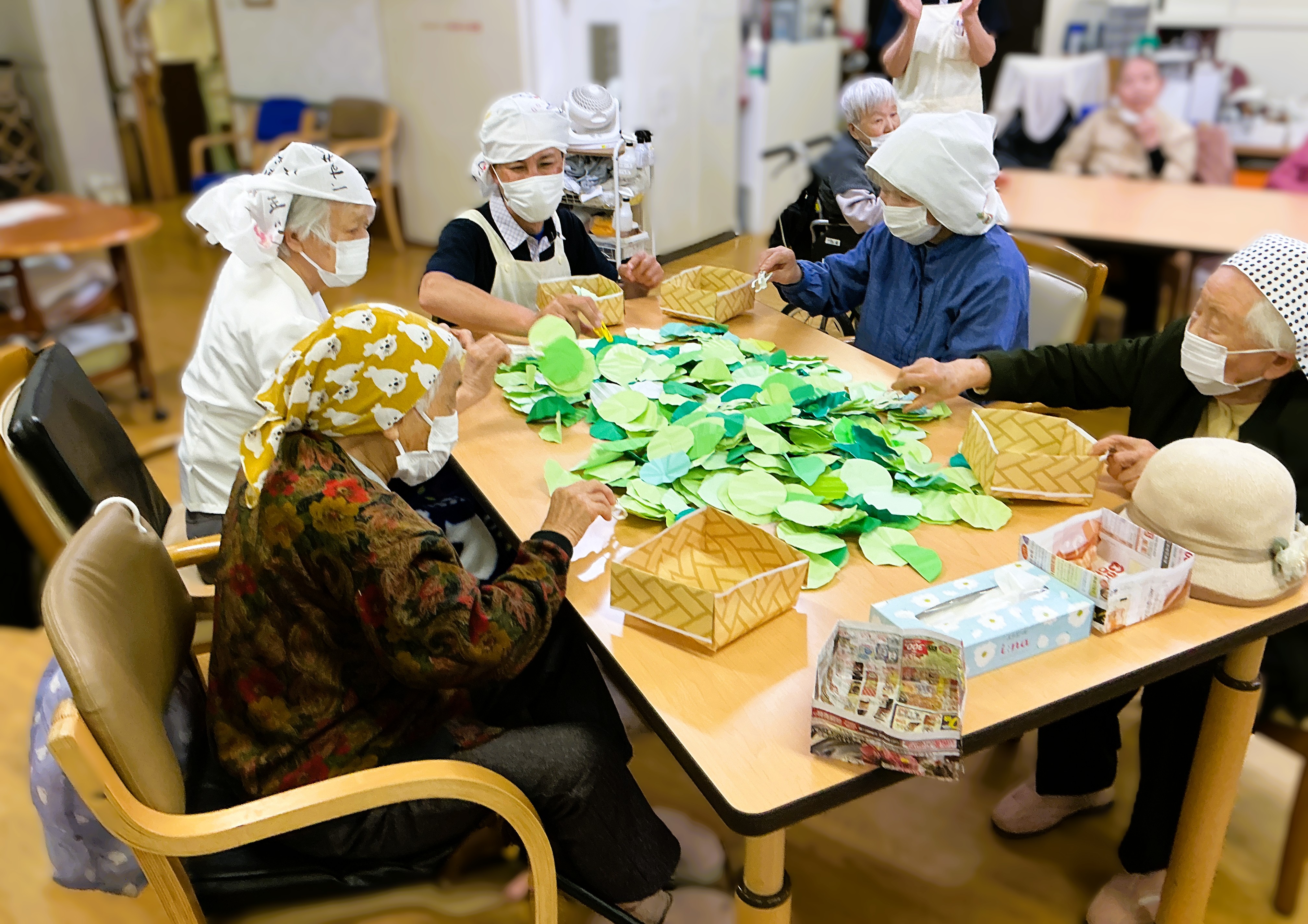 テーブルゲーム　茶摘みゲーム最終日🍃