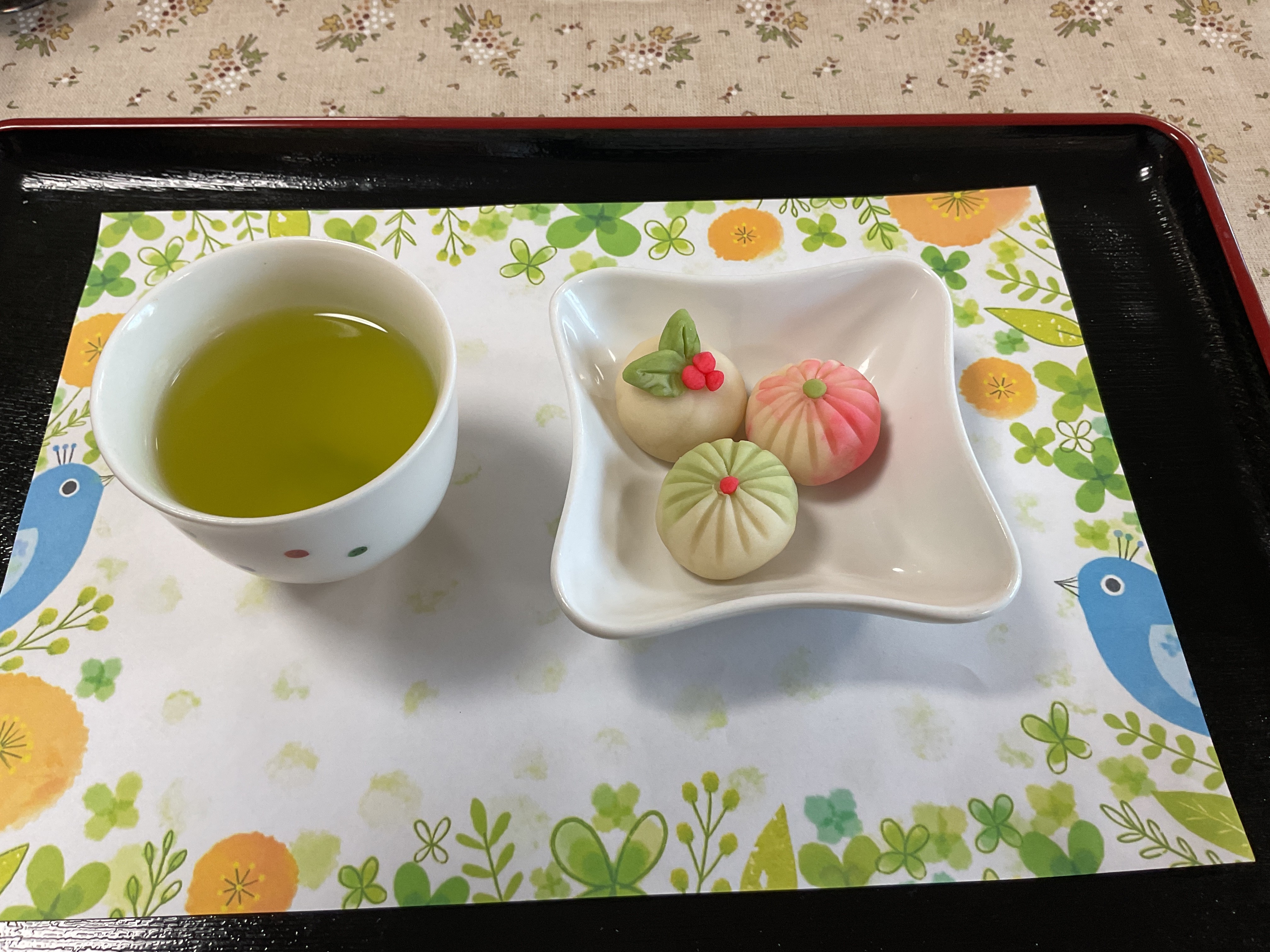 おやつレク　練切り作り🍵