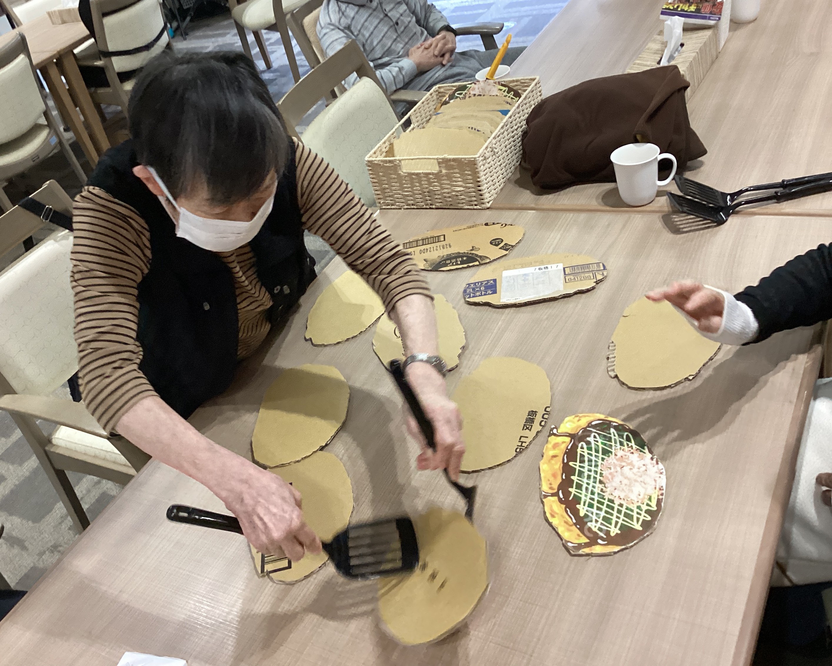 お好み焼きゲームを行いました！