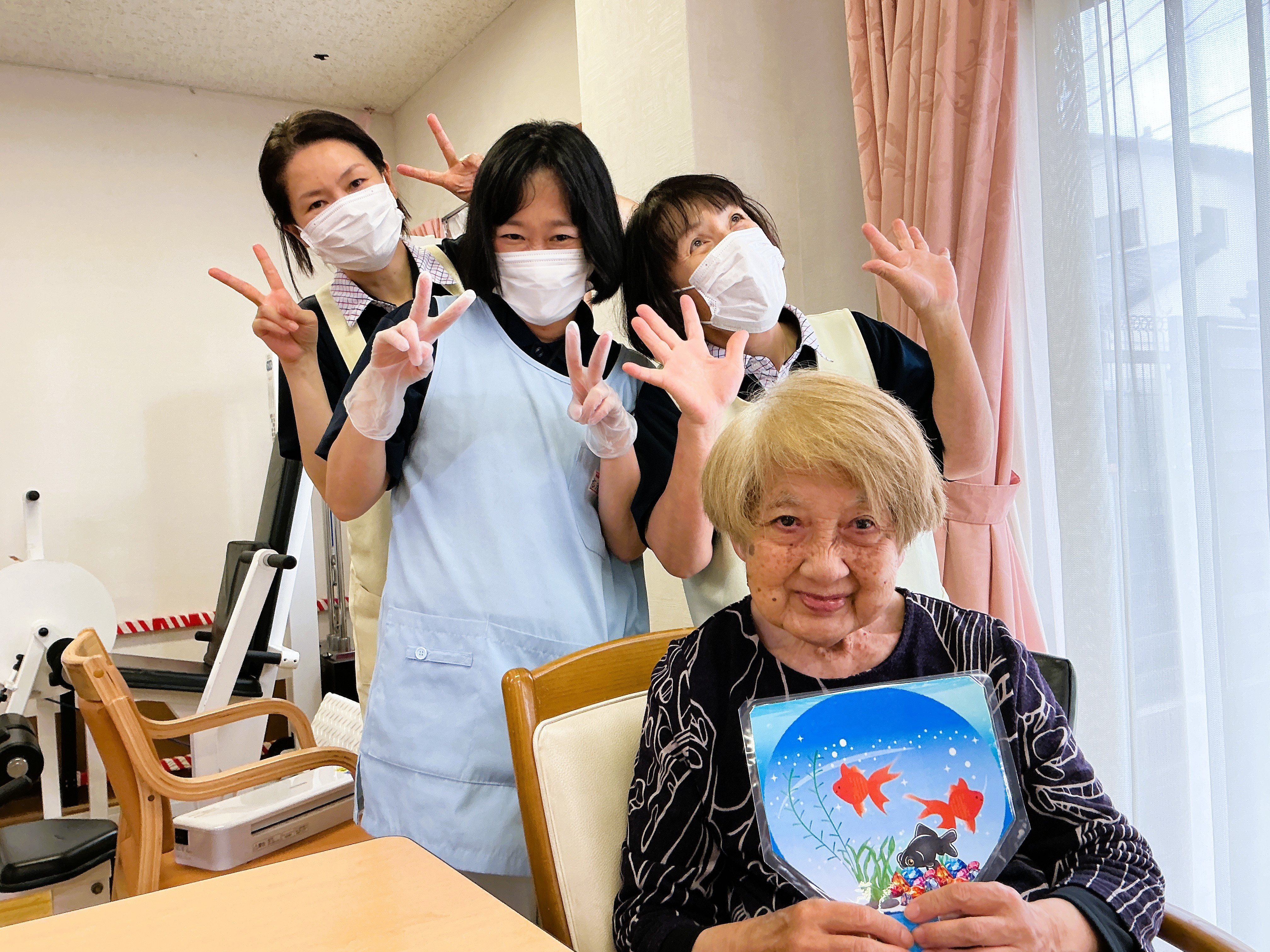 イベント　うちわ作りと風船バレー🎈
