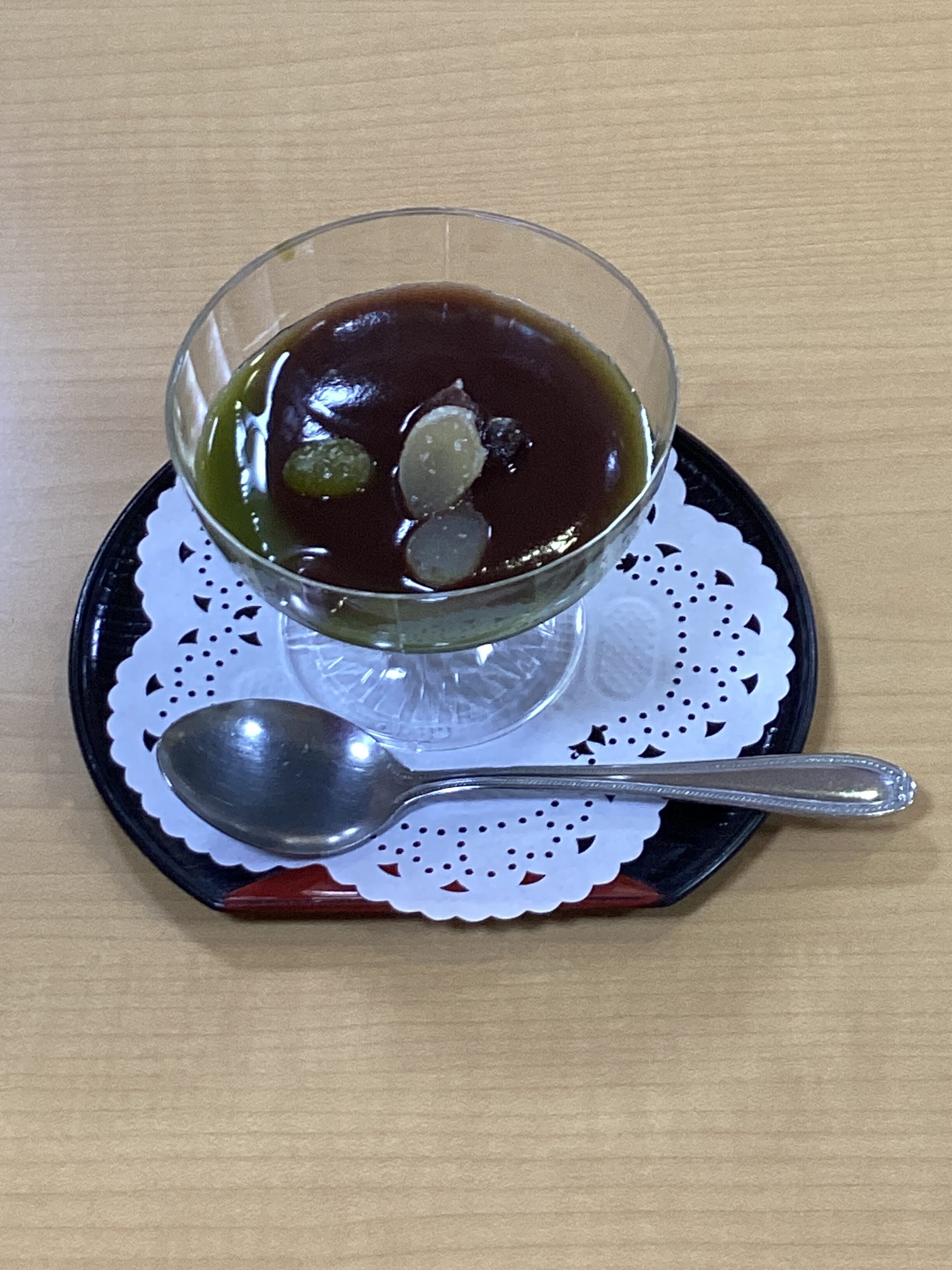 おやつレク　抹茶水ようかん