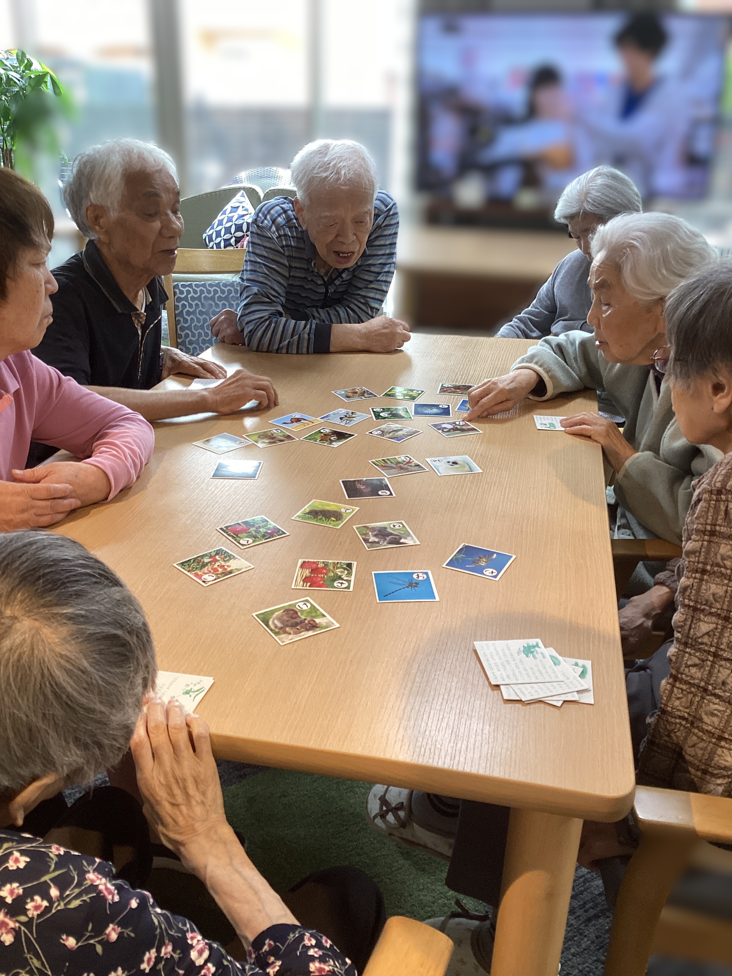 かるたで集中力UPです