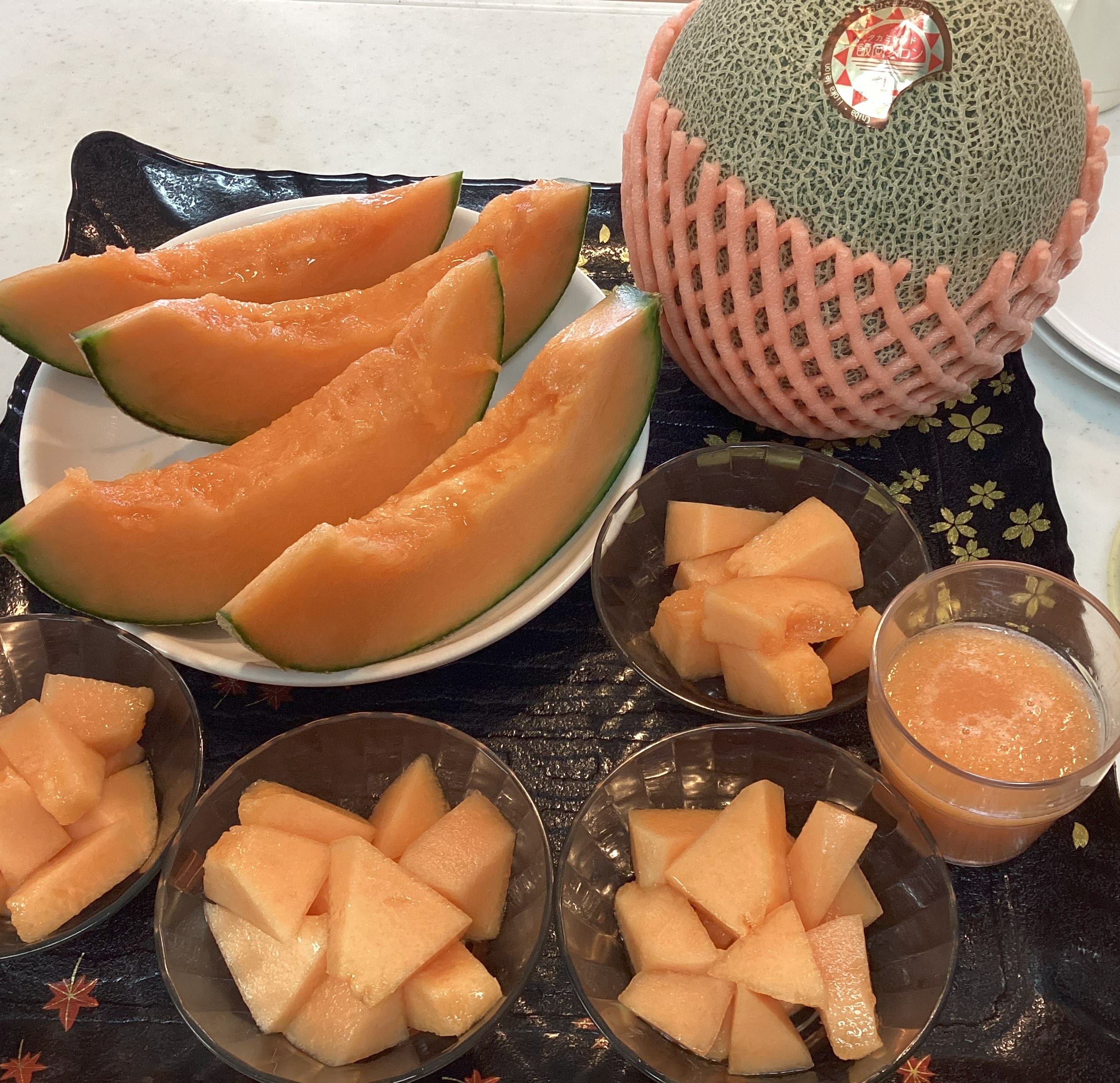?メロン、いただきま～す?