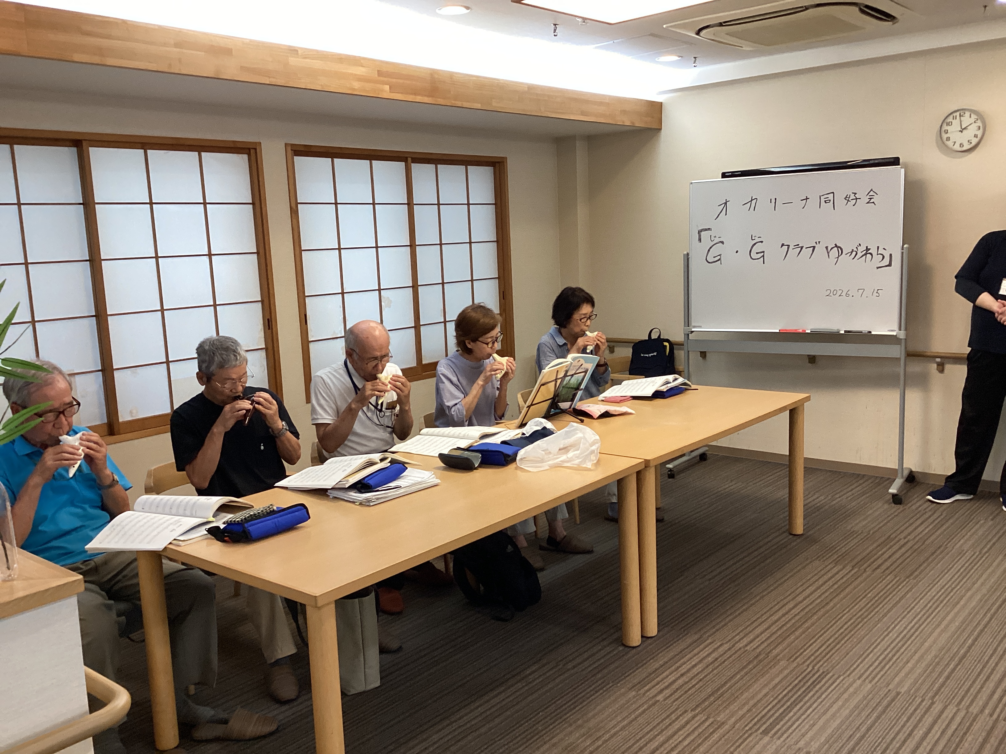 オカリーナ演奏を楽しみました！