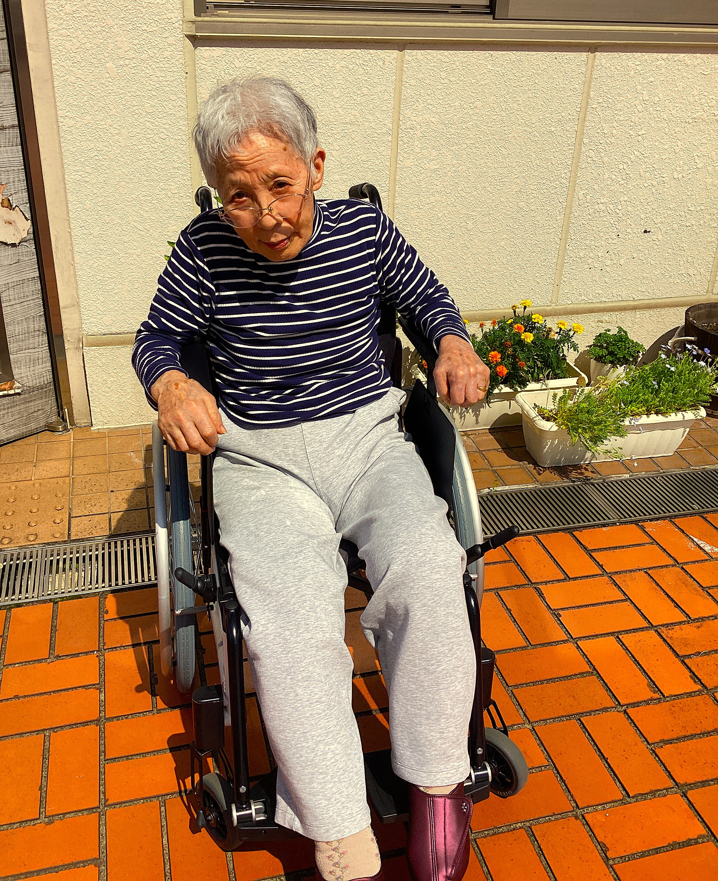 久々の晴れの日に