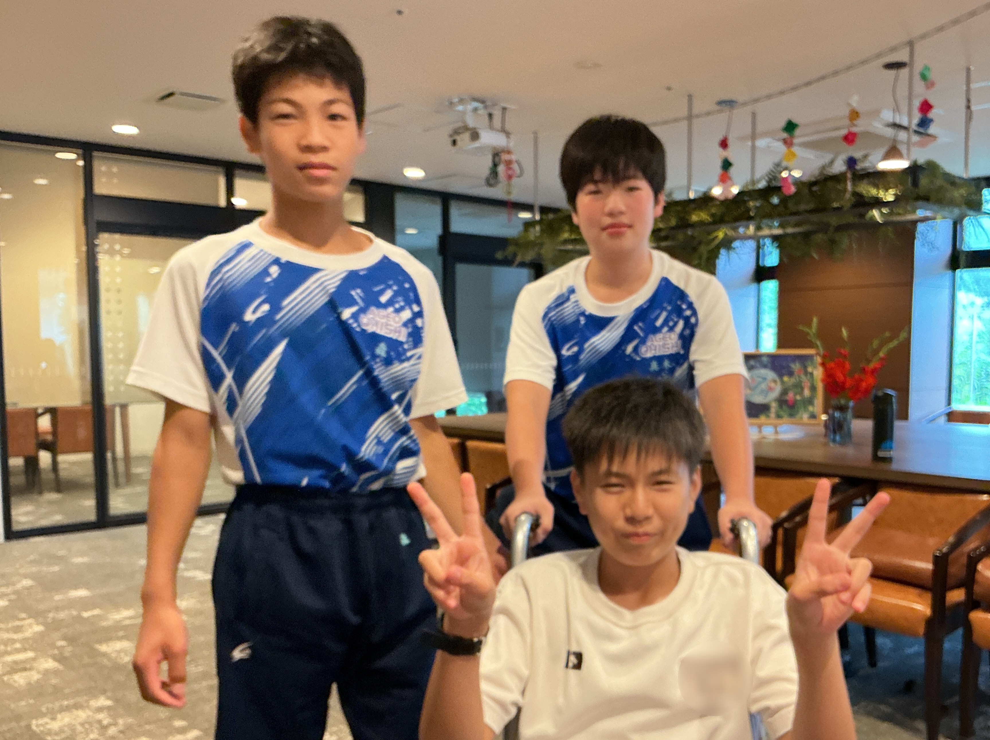 中学生が職場体験に来てくれました(^^)/