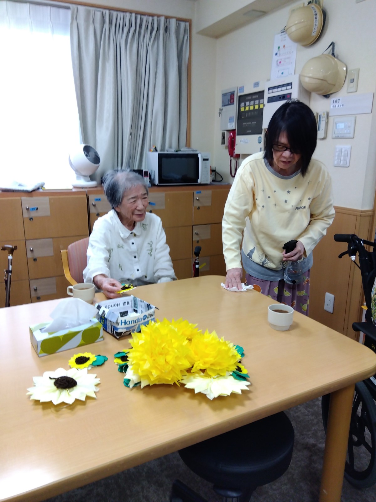 創作レク（ひまわり）