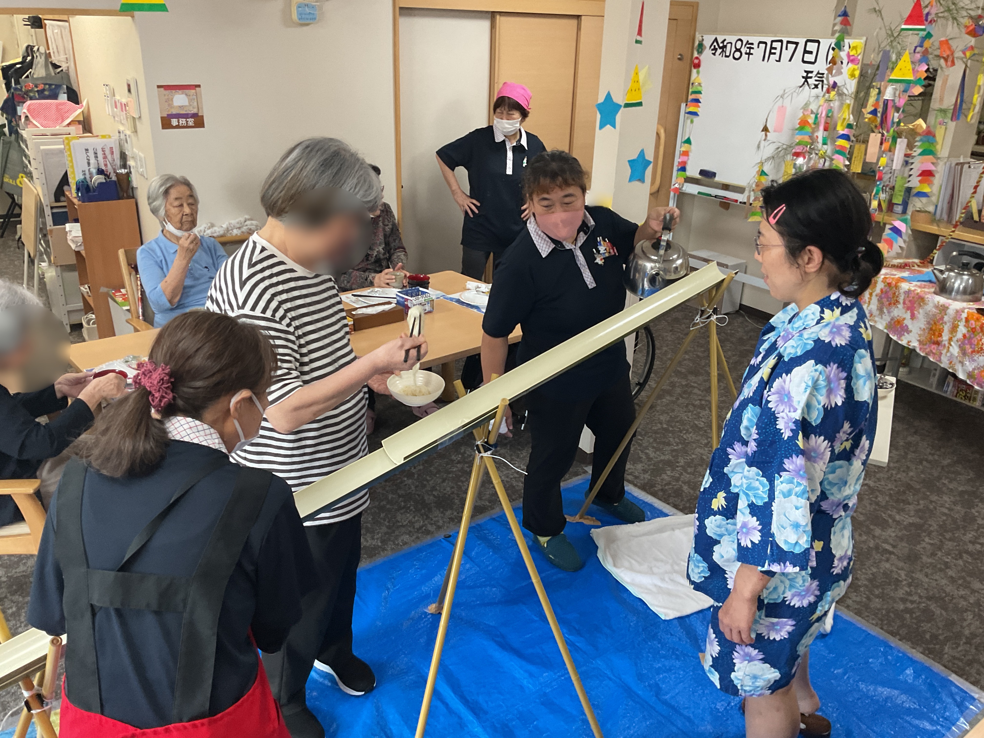 そうめん流し　②