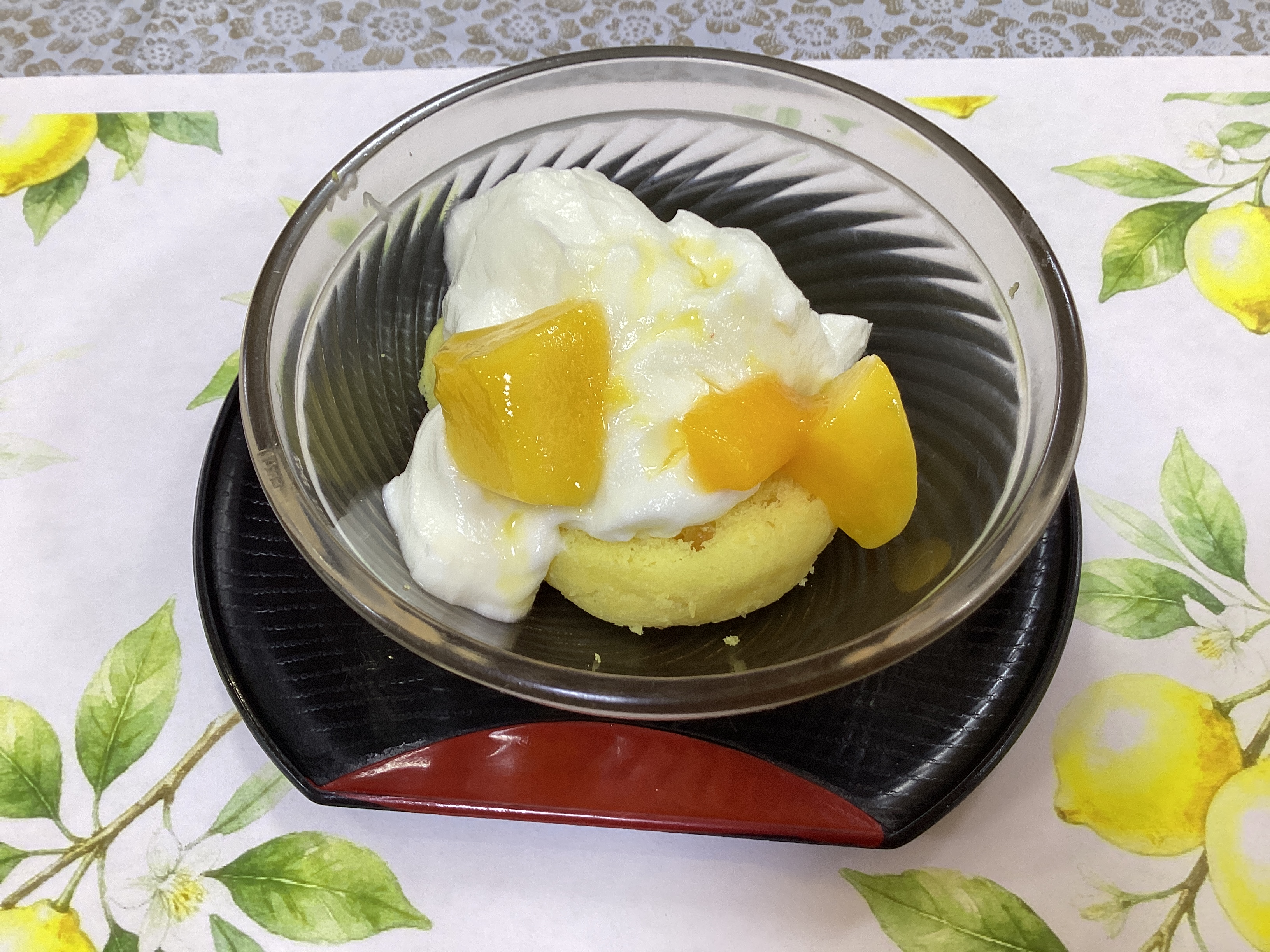 ヨーグルト・トライフル作り