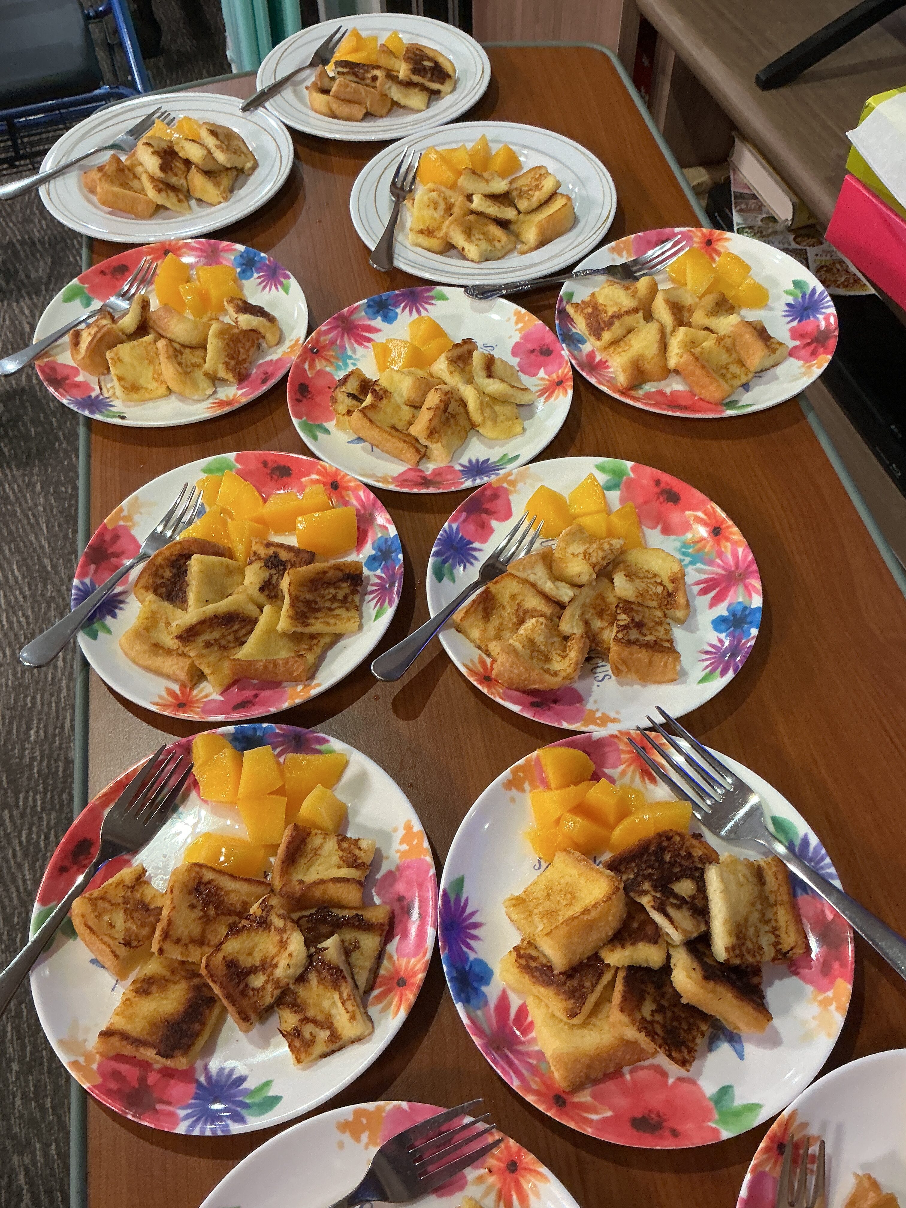 フレンチトーストを作りました！