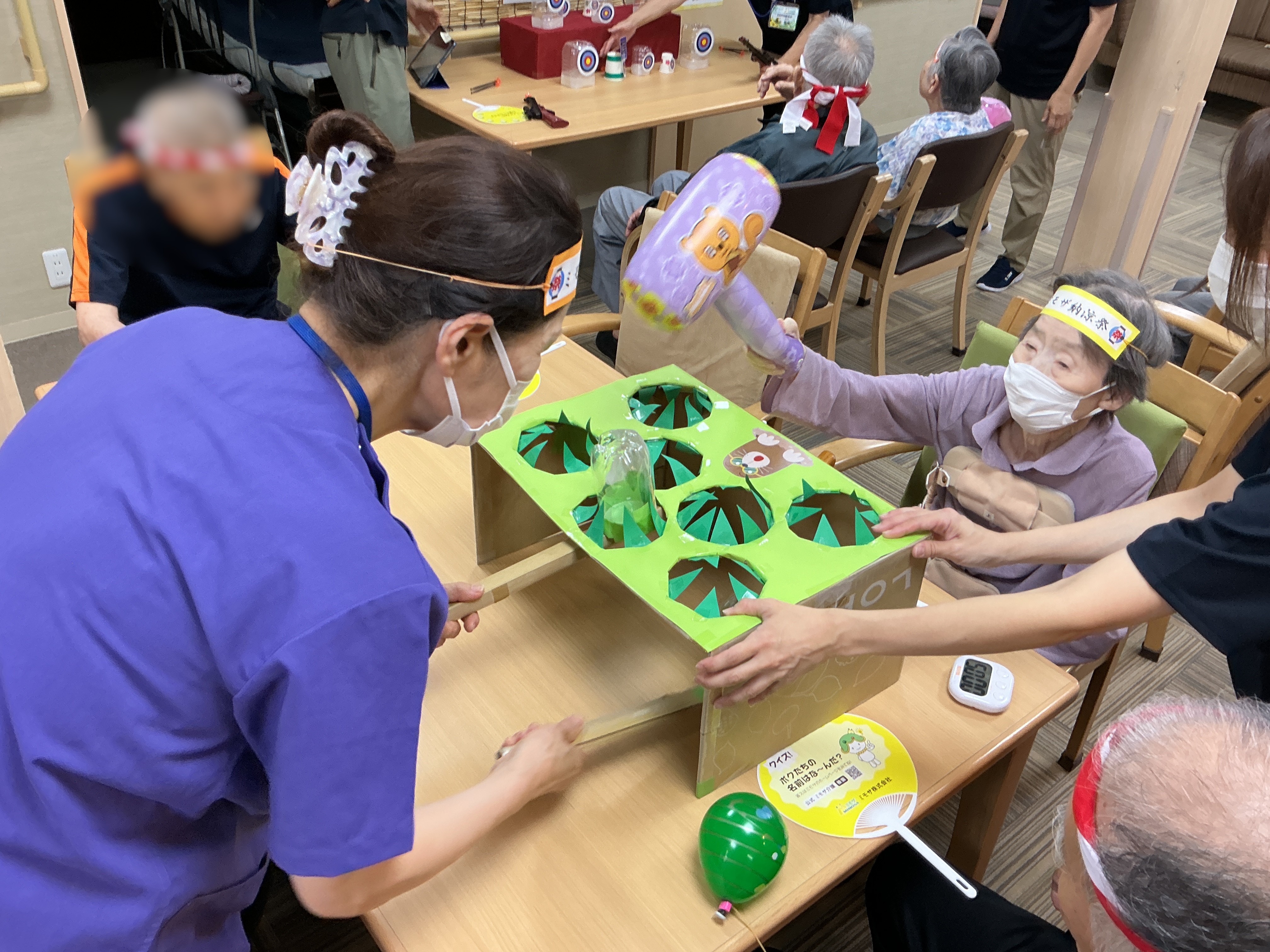 ミモザ川越清水の夏祭り③🔨