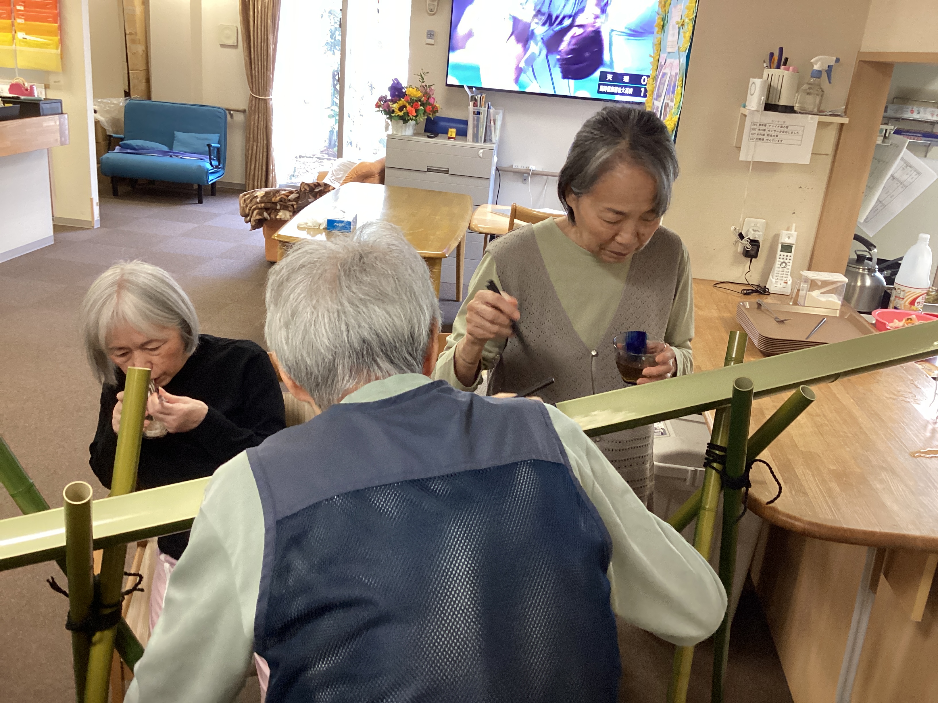🎋流しそうめん行いました🎋