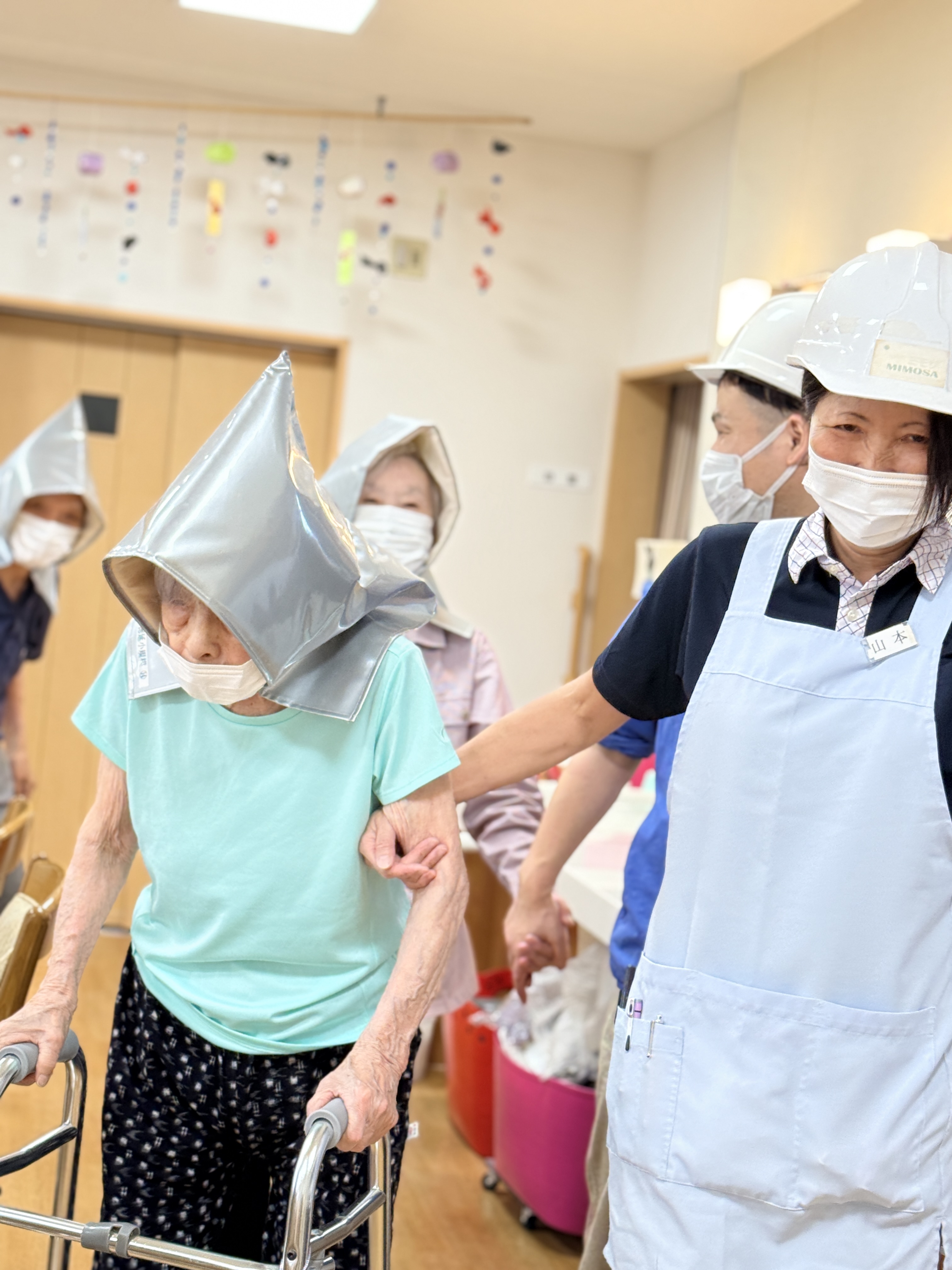 避難訓練の様子