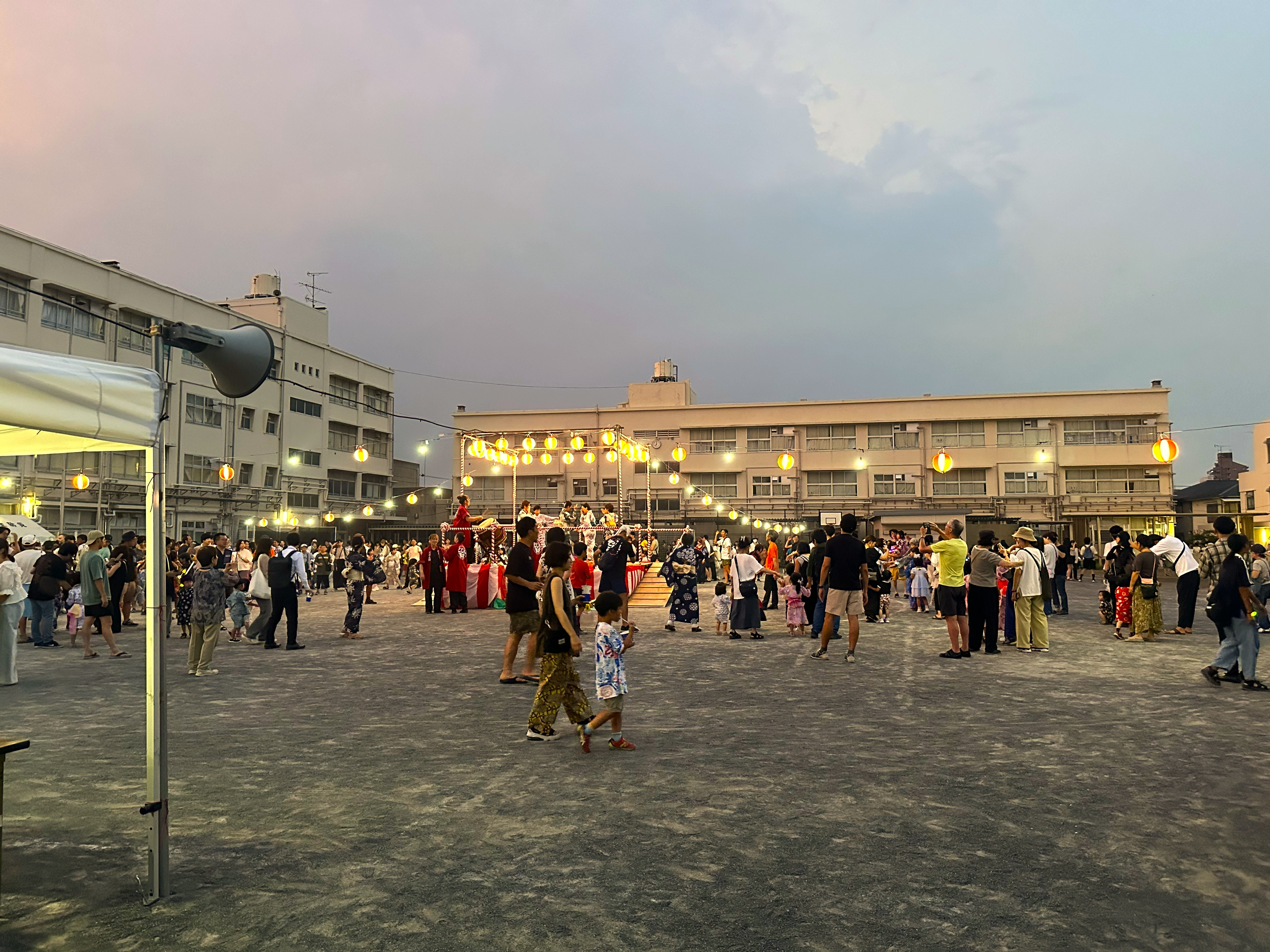盆踊りへ👘