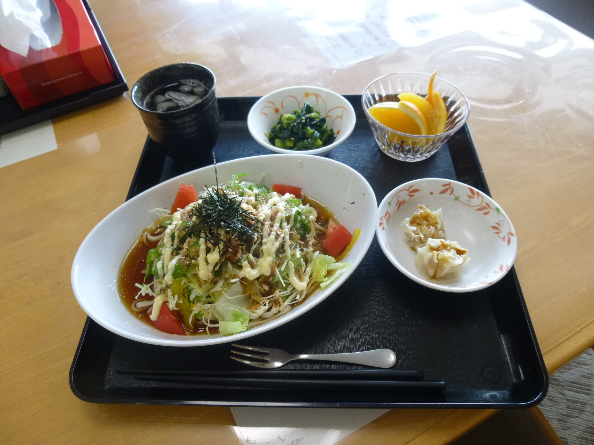 暑い日の昼食